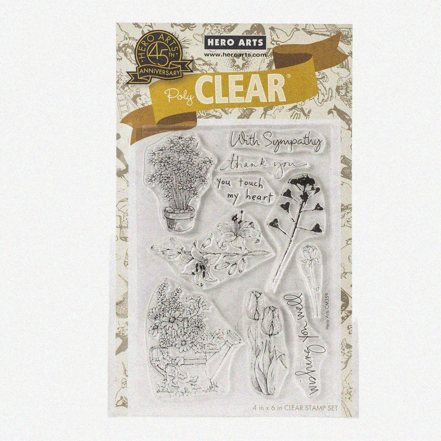 Clear Stamps Flowers 4x6 inch Set