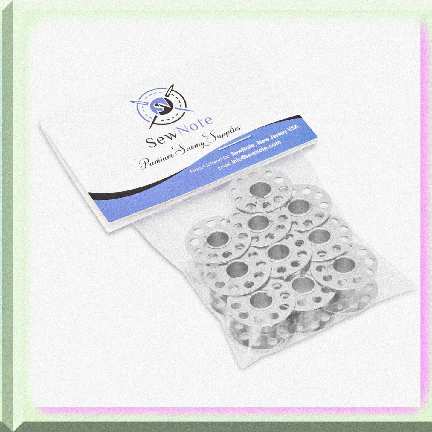 10 Pack Metal Bobbins CL 15 for Sewing Machines