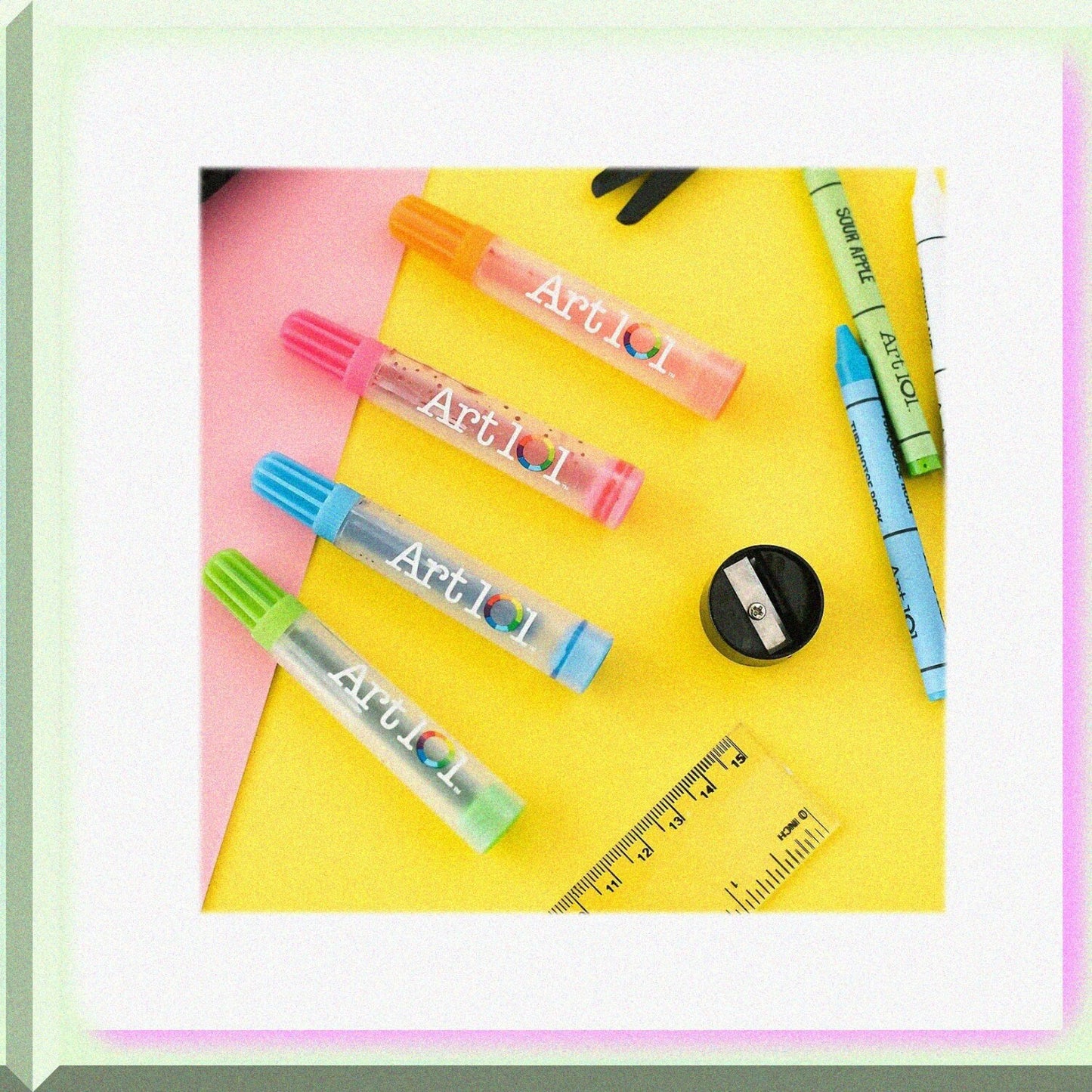 Art and Scratch Art Kit 126 Pieces Assorted Colors