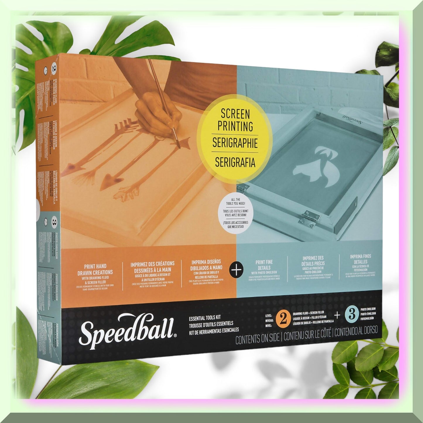 PrintPro Deluxe Screen Printing Essentials Kit