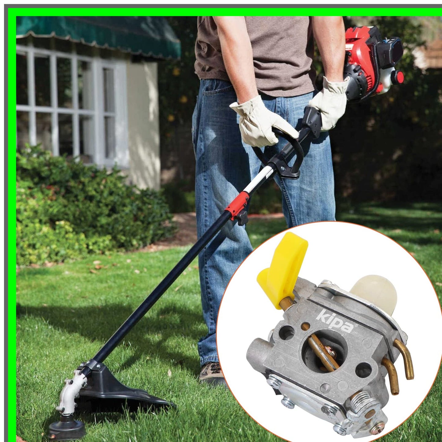 High-Performance Carburetor Kit for 25cc-30cc Brushcutters and Trimmers