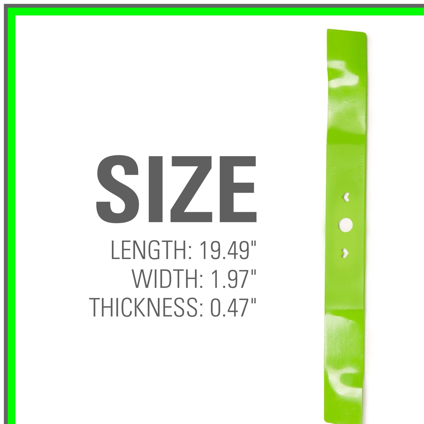 20-Inch Replacement Lawn Mower Blade for MO48L4210 Series Mowers