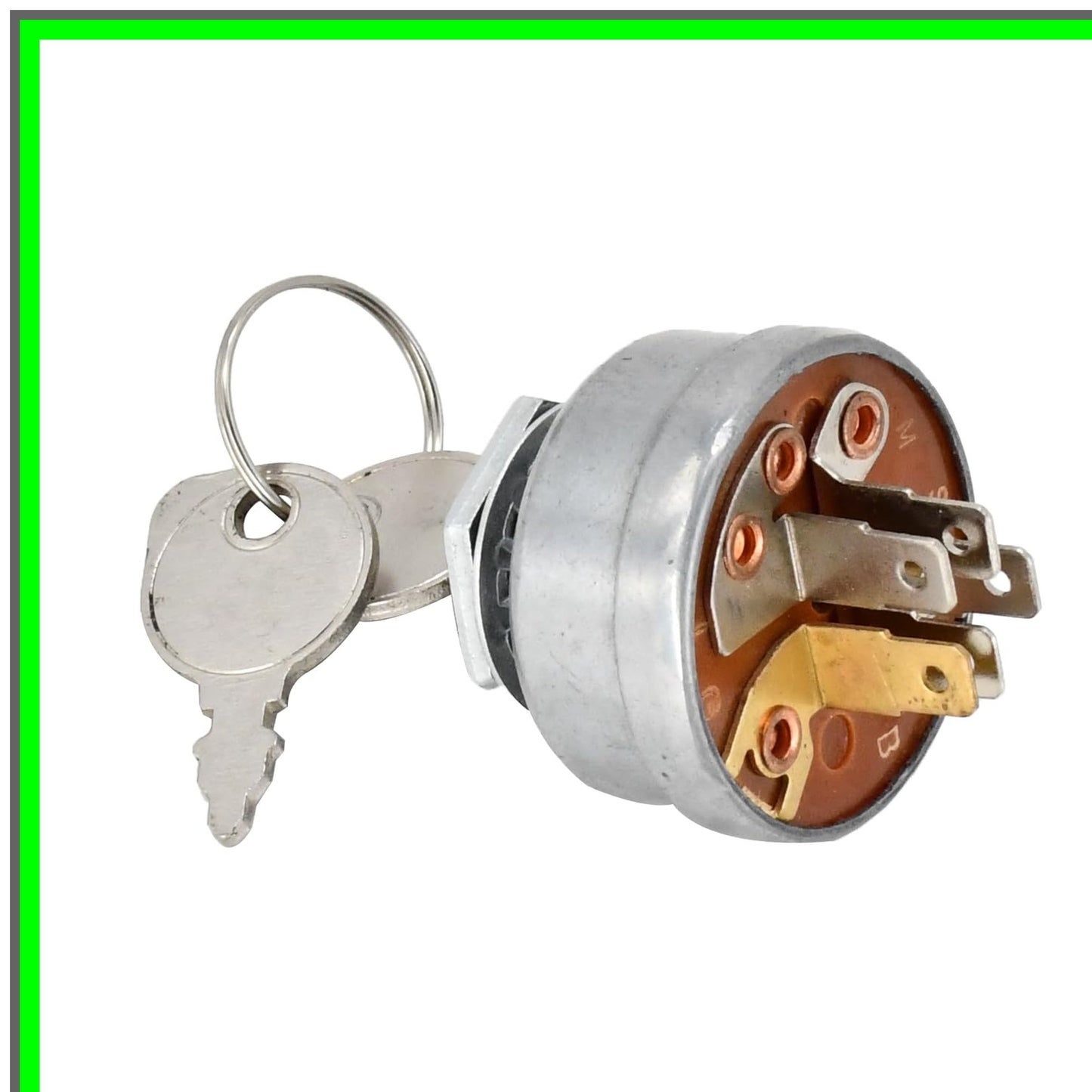 Ignition Starter Switch with 2 Keys for Hustler Big Dog Exmark Toro Walk Behinds