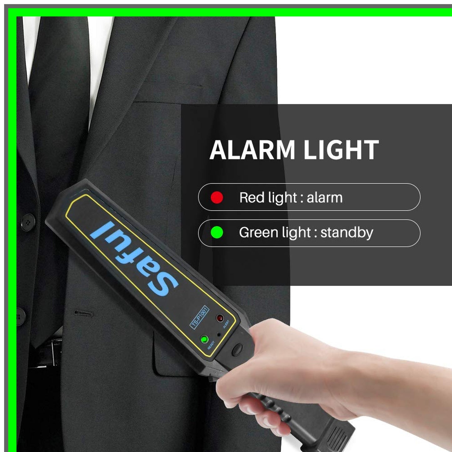 Portable Handheld Metal Detector with Adjustable Sensitivity and Alerts