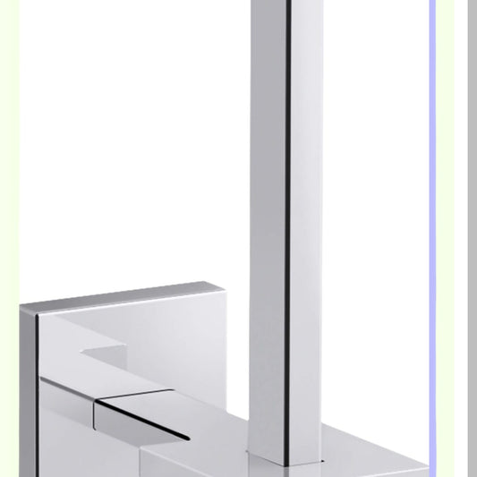 Square Tet Tissue Holder, Polished Chrome