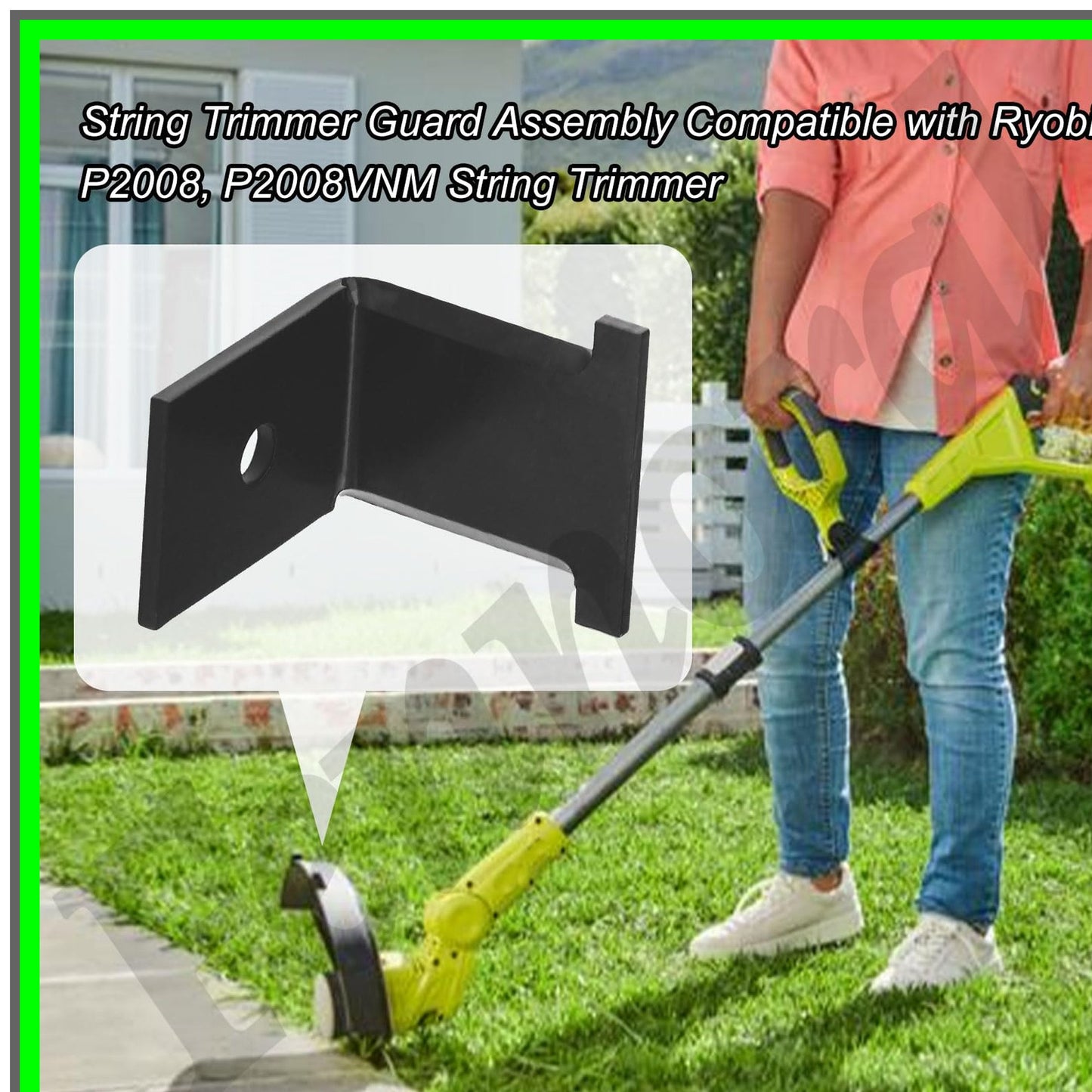 Ryobi Compatible String Trimmer Guard Assembly for P2008 P2008VNM