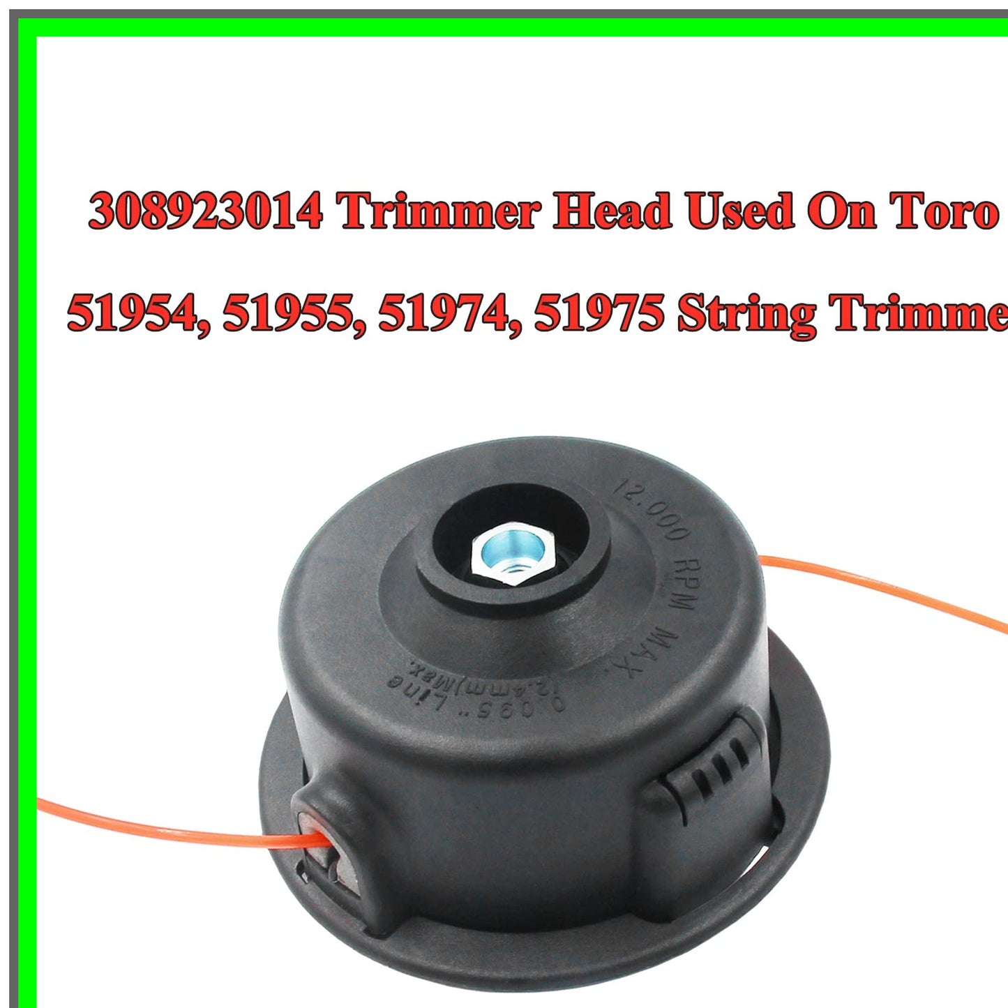 Effortless Trimmer Head Replacement for Toro Gas Models 51954-51975