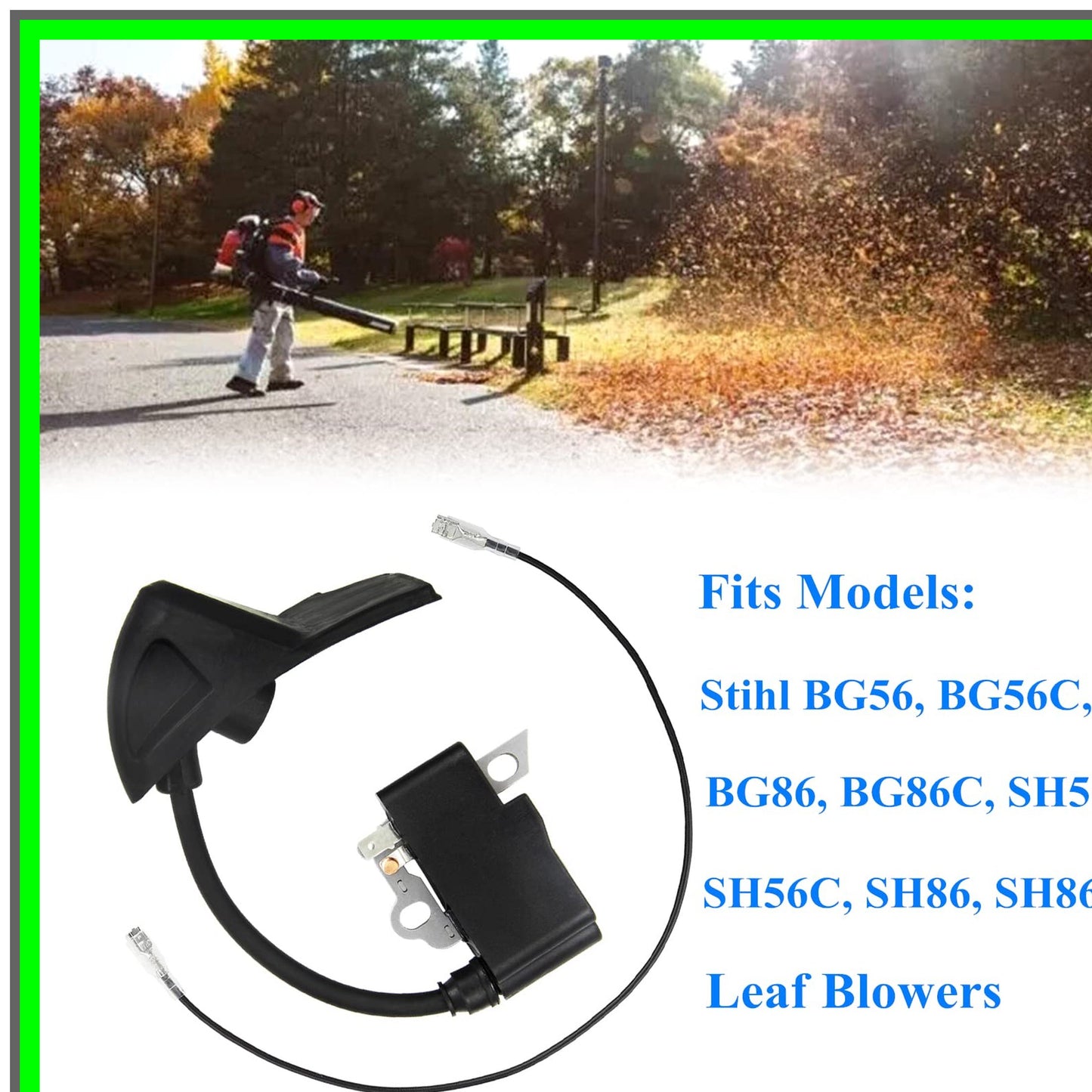 High-Performance Ignition Coil for Stihl Leaf Blowers BG56 BG86 SH56 SH86