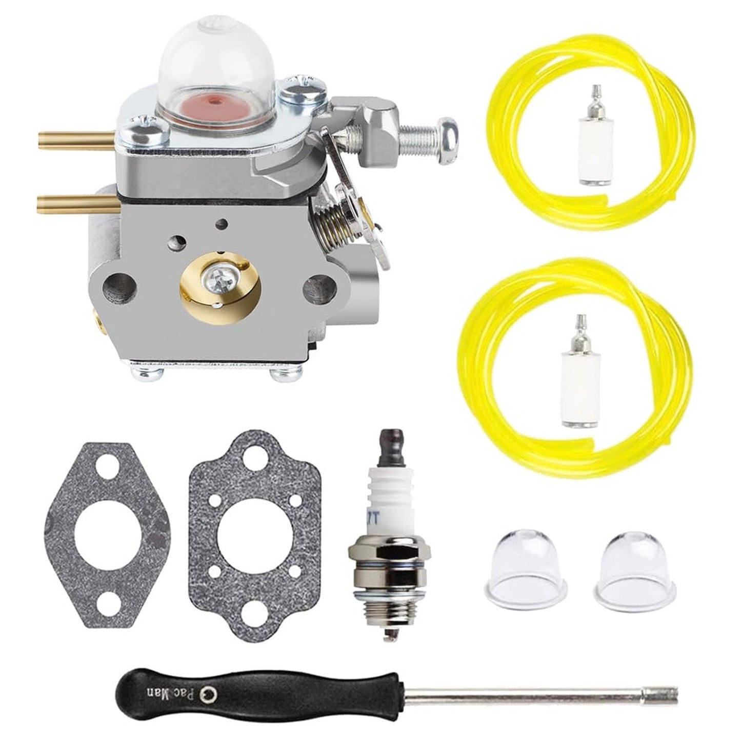 Carburetor Fuel Line Kit for WS210 25cc 27cc String Trimmers and Edgers