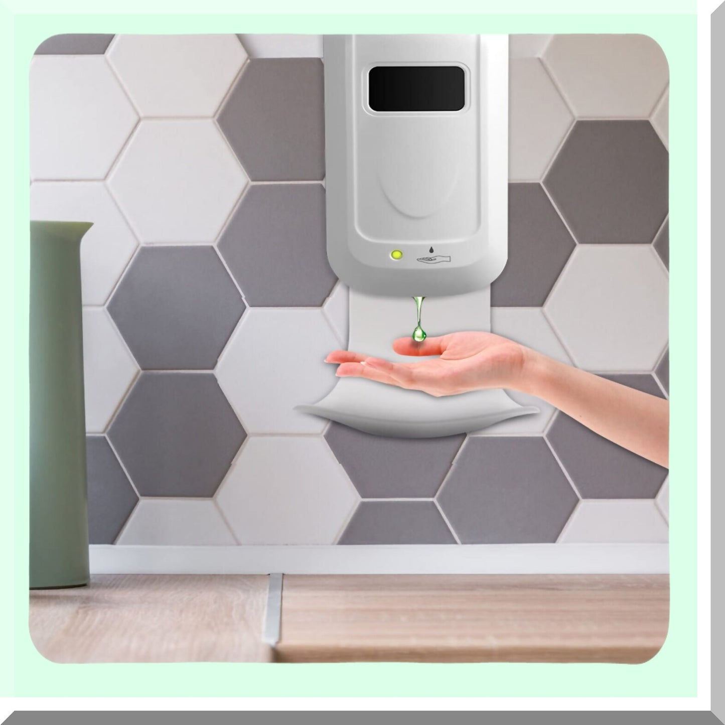 Soap Dispenser Catch Tray for Wall Mounted Dispenser White