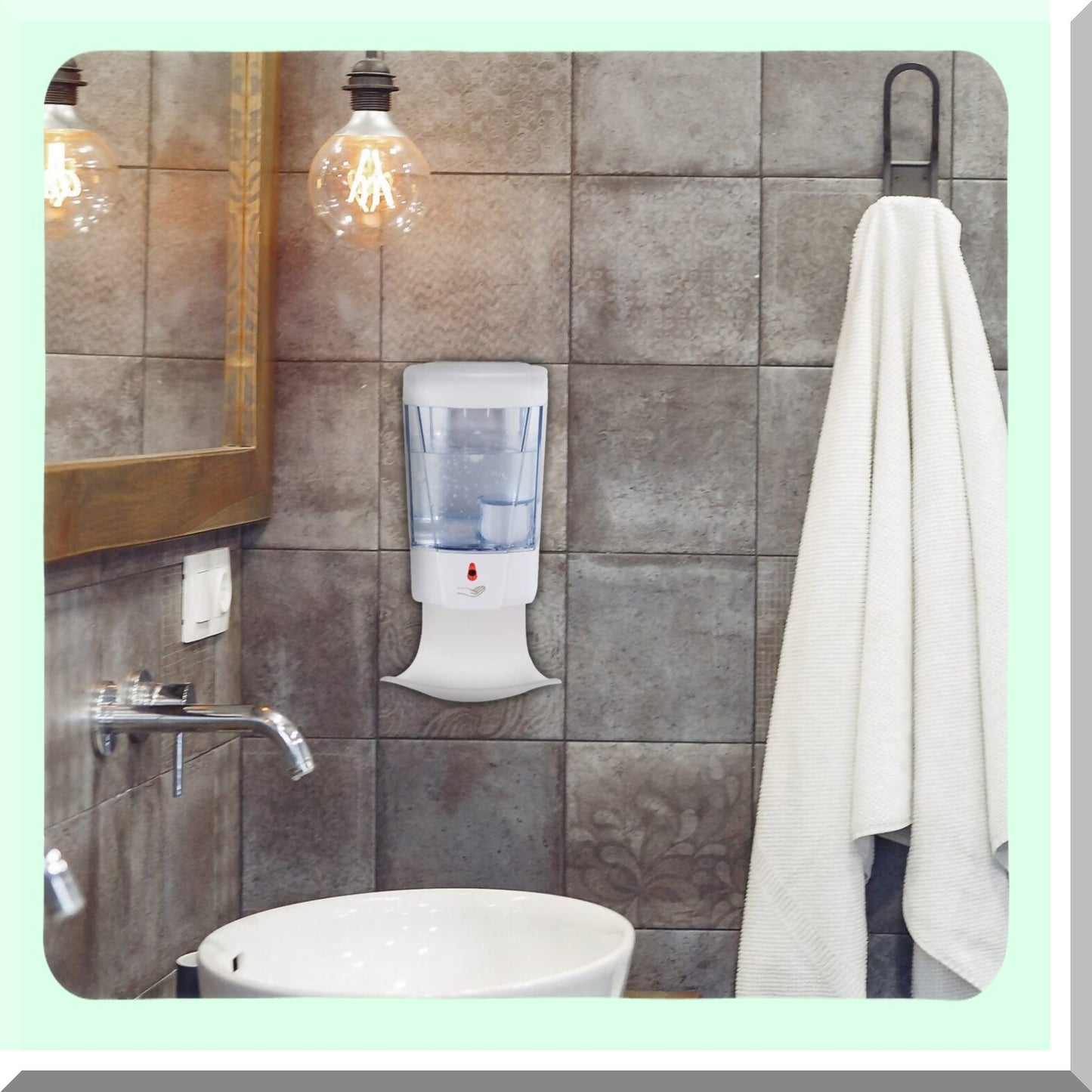 Soap Dispenser Catch Tray for Wall Mounted Dispenser White