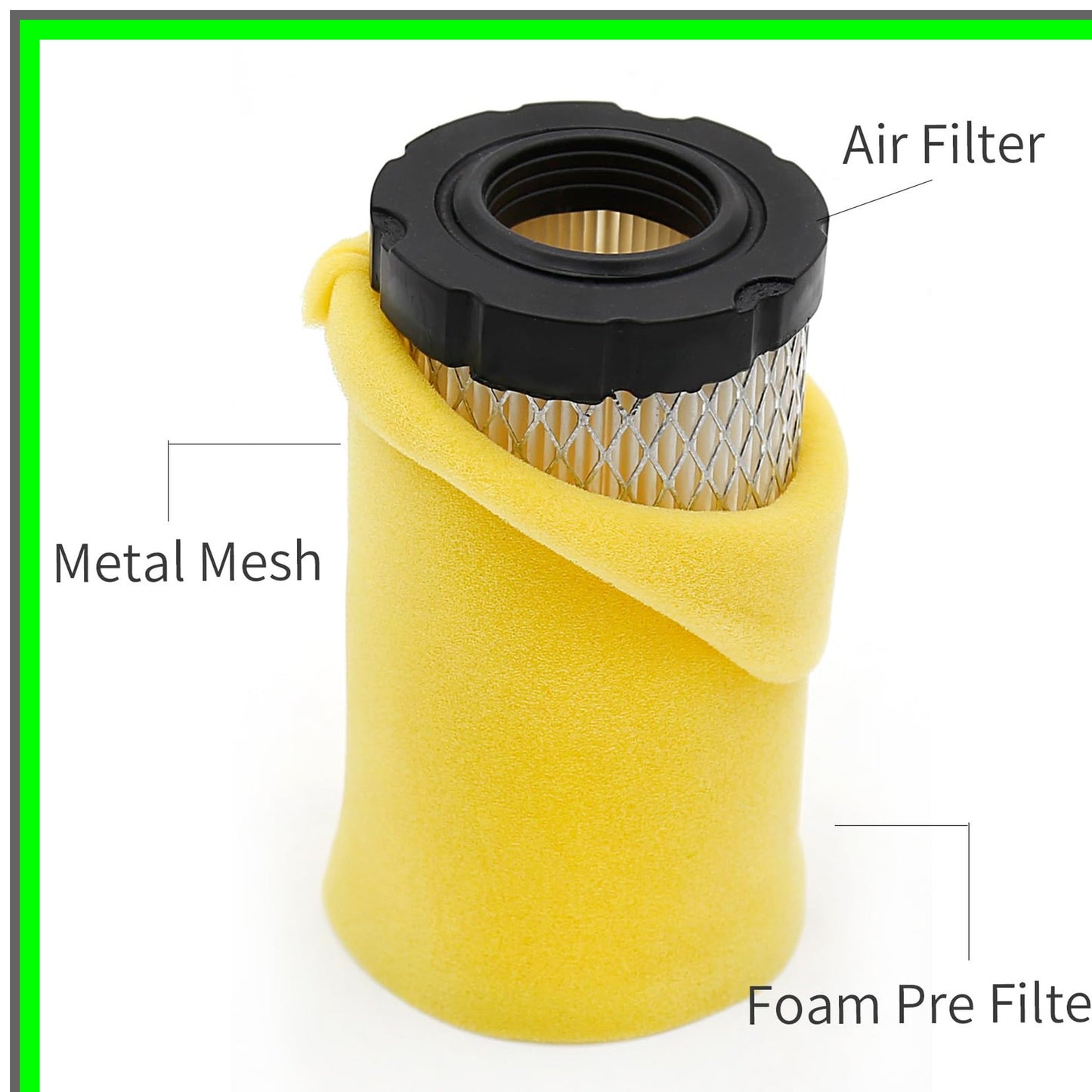 Lawn Tractor Air Filter and Oil Filter Tune-Up Kit for Briggs Stratton