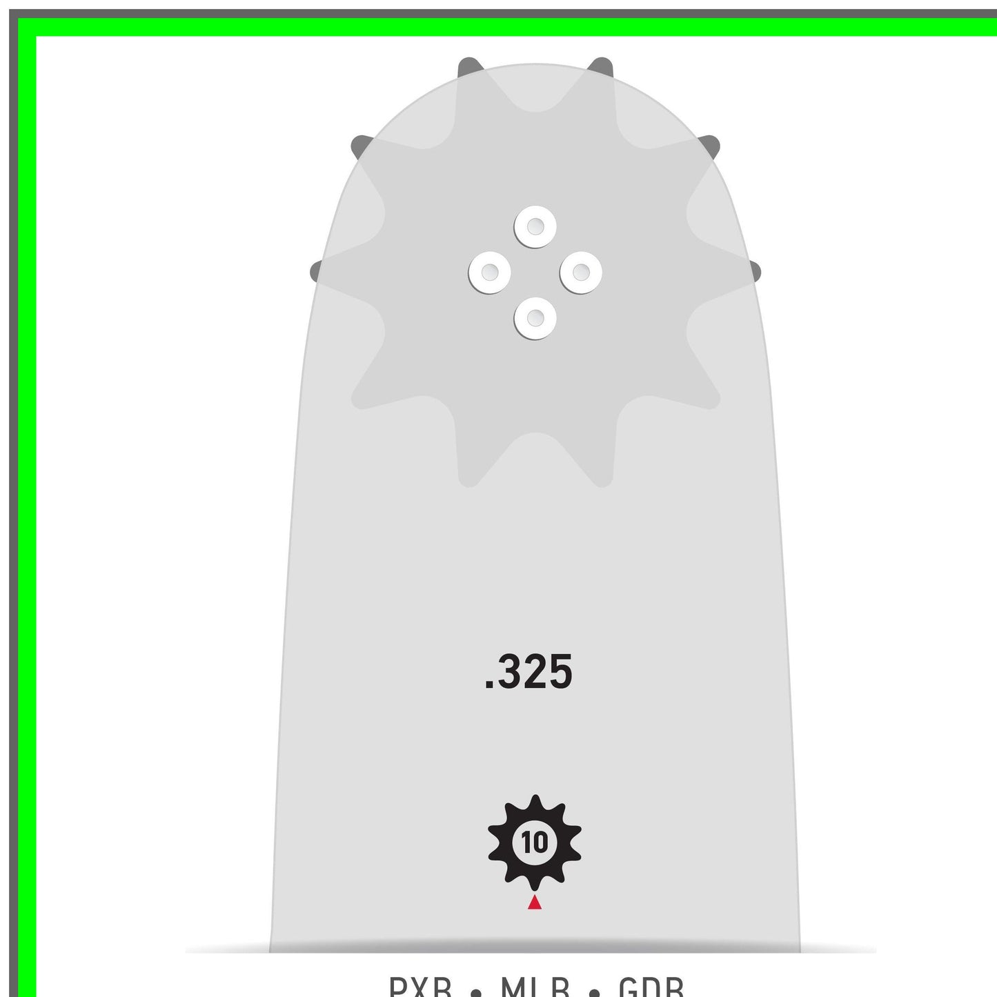 13-Inch 0.05-Inch Gauge Chain Saw Bar for Efficient Cutting Performance