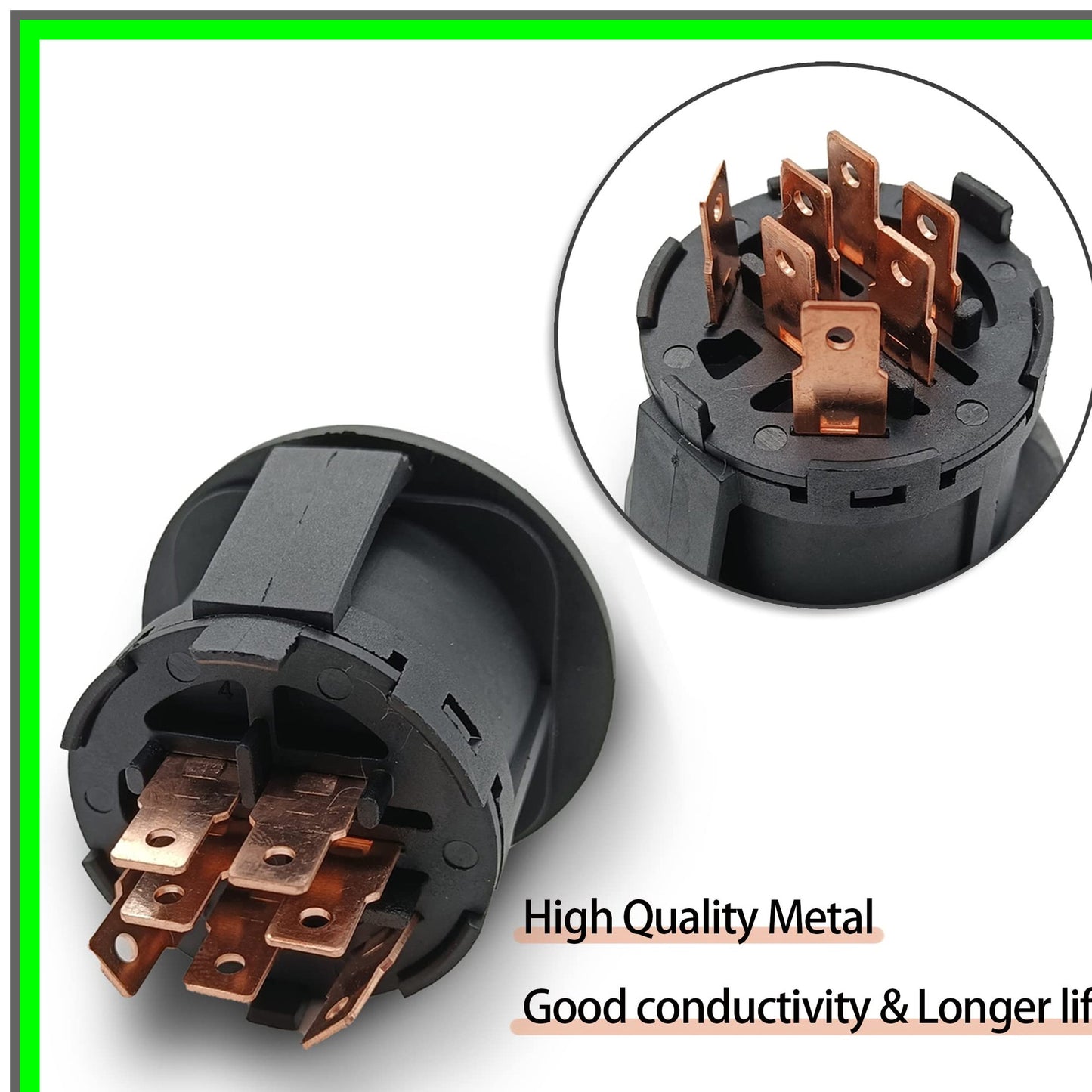 Lawn Mower Ignition Starter Switch with Dual Keys for Husqvarna and AYP