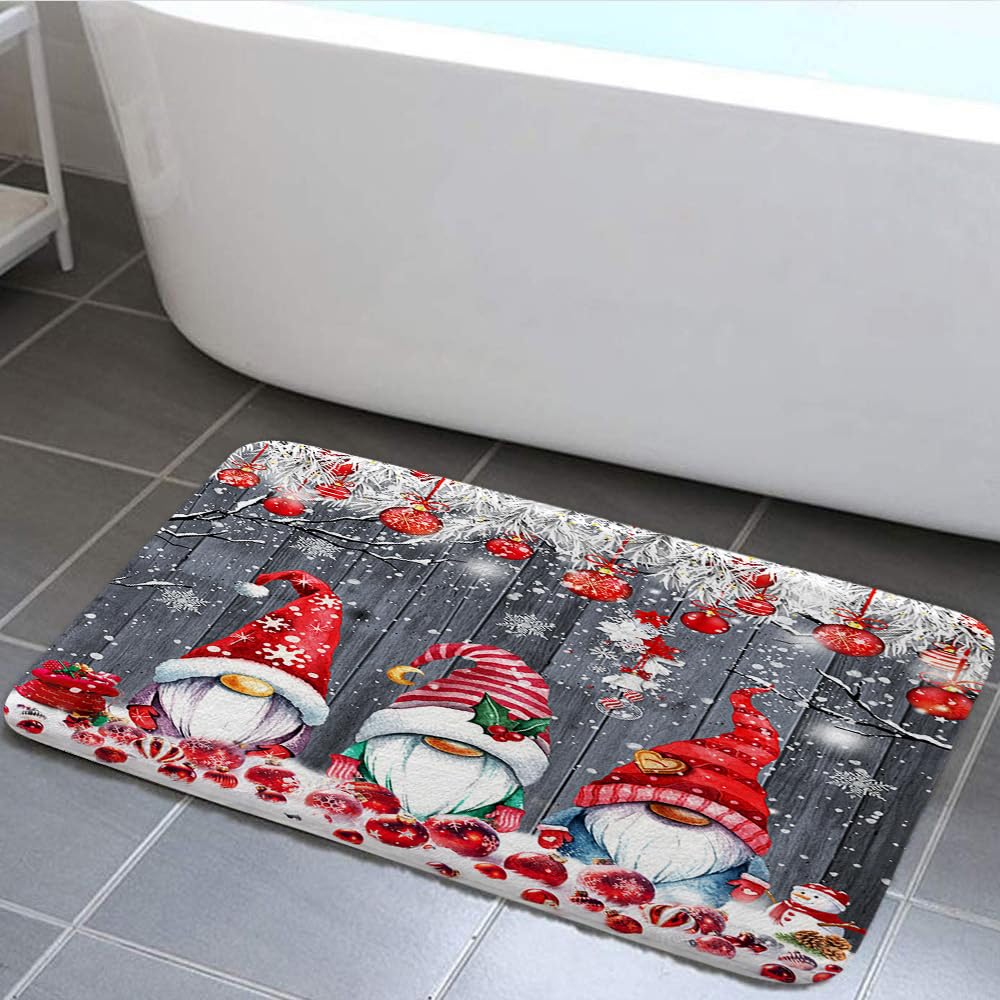 St.Patrick's Day Bath Rug 17x29 Non-Slip Green