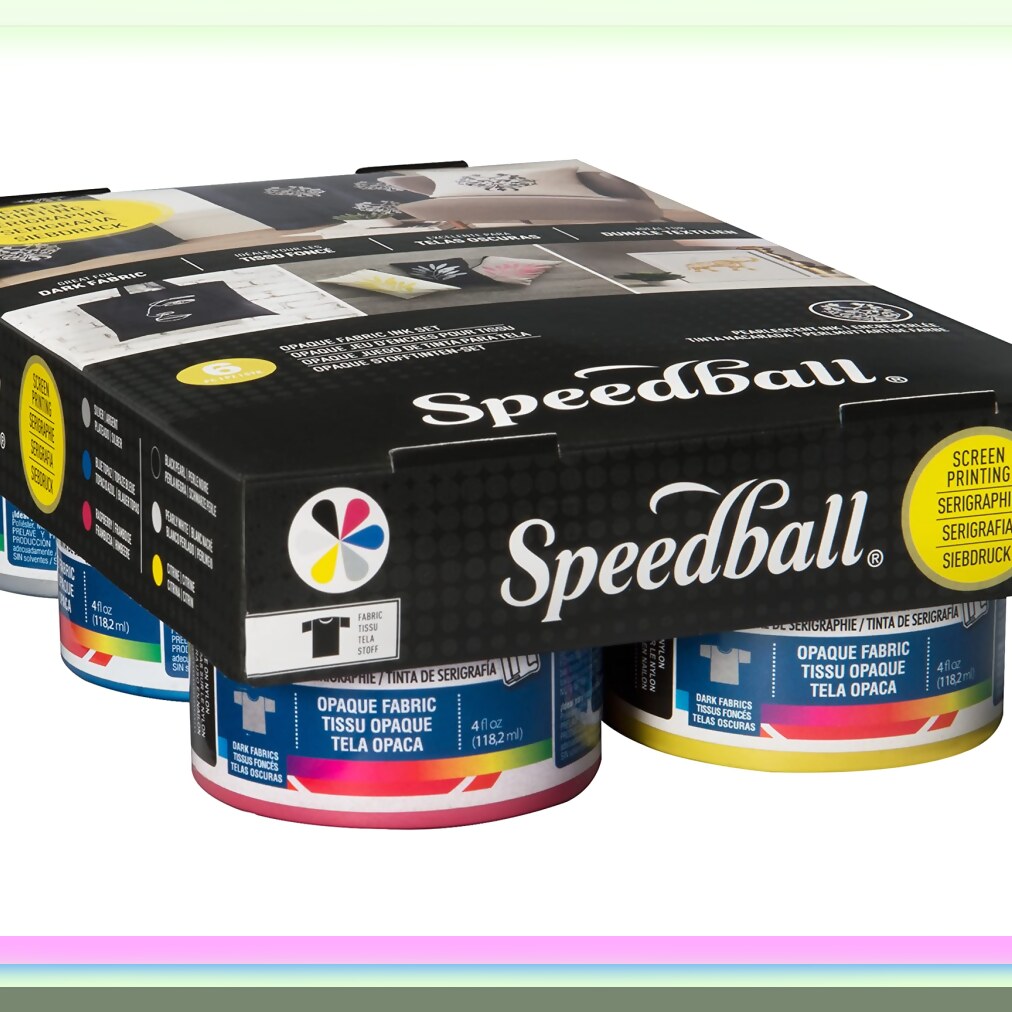 SilkSpectrum Fabric Ink Kit 6 Colors 4oz