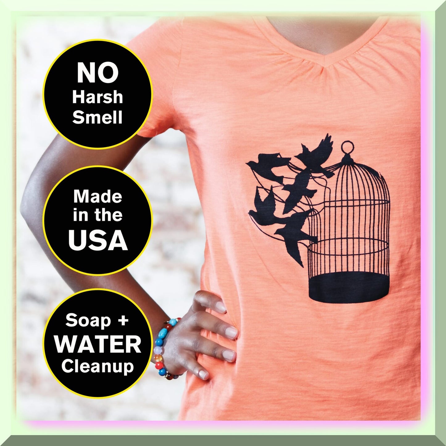 SilkSpectrum Fabric Ink Kit 6 Colors 4oz