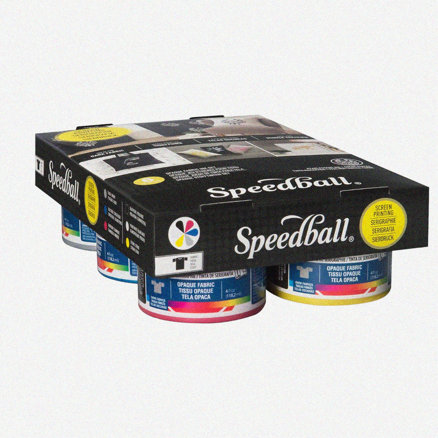 SilkSpectrum Fabric Ink Kit 6 Colors 4oz