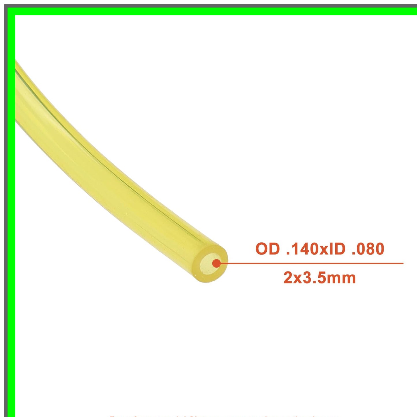 10-Foot Fuel Line Hose for 2-Cycle Small Engines and Outdoor Equipment
