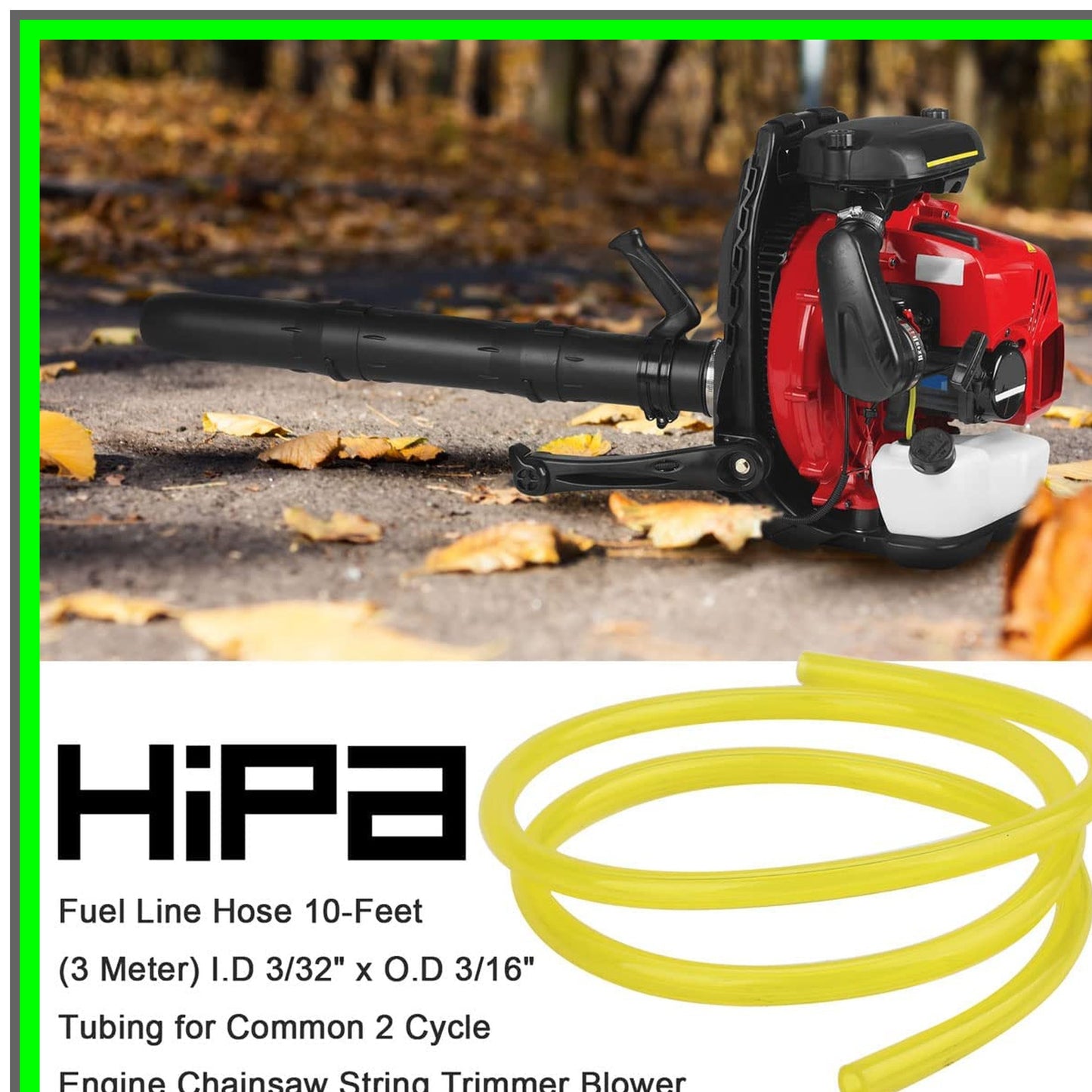 Durable 10-Foot Fuel Line Hose for 2-Cycle Engine Chainsaws and Trimmers