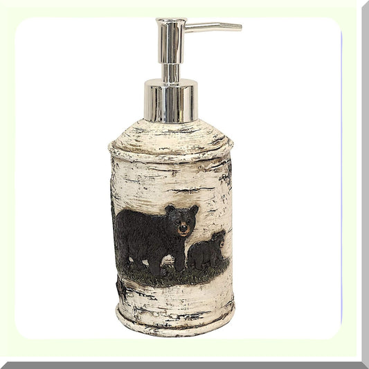 Black Bear Liquid Soap Dispenser 7.75"