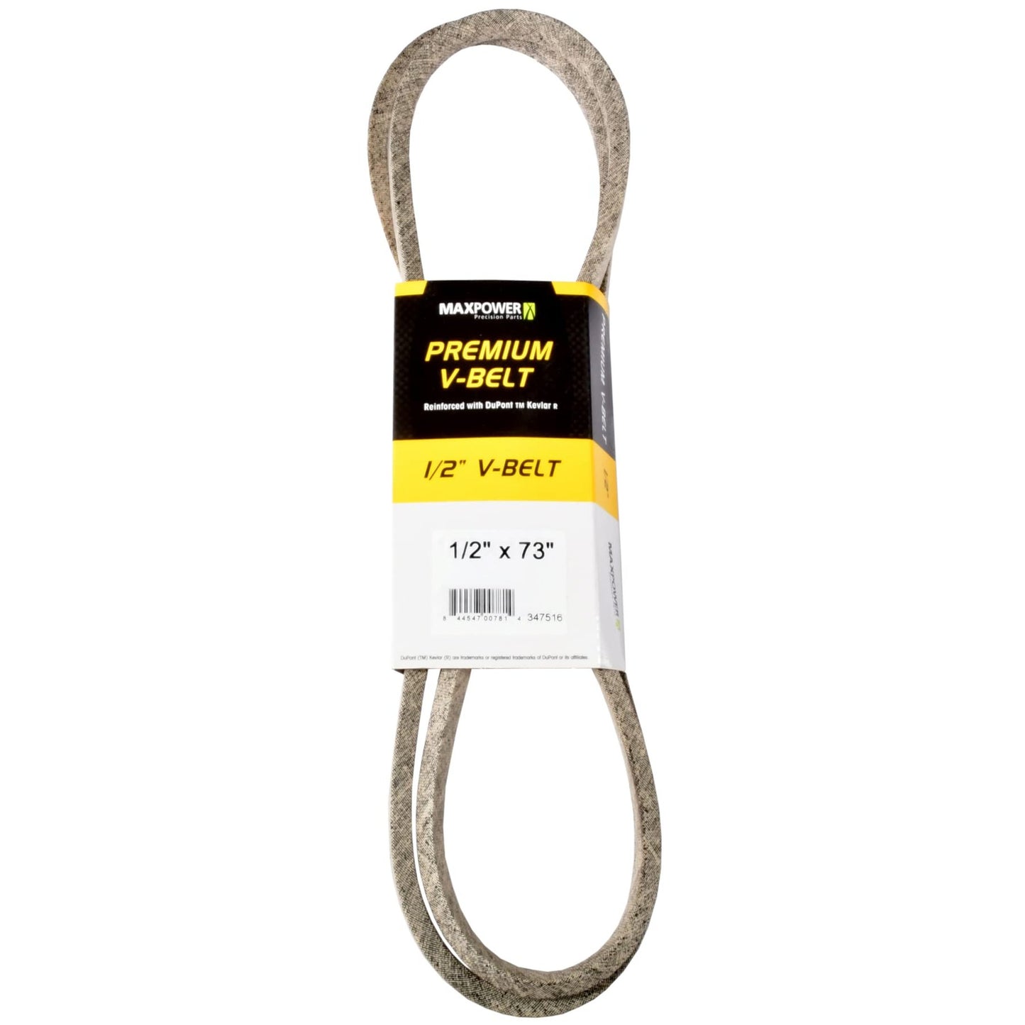 Kevlar Reinforced Heavy-Duty 1/2" x 73" Durable Belt for Tough Tasks