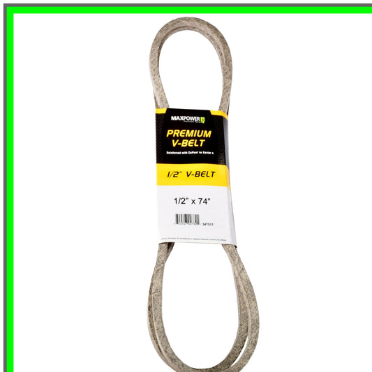 Kevlar Reinforced Heavy-Duty 1/2" x 74" Durable Belt for Tough Tasks