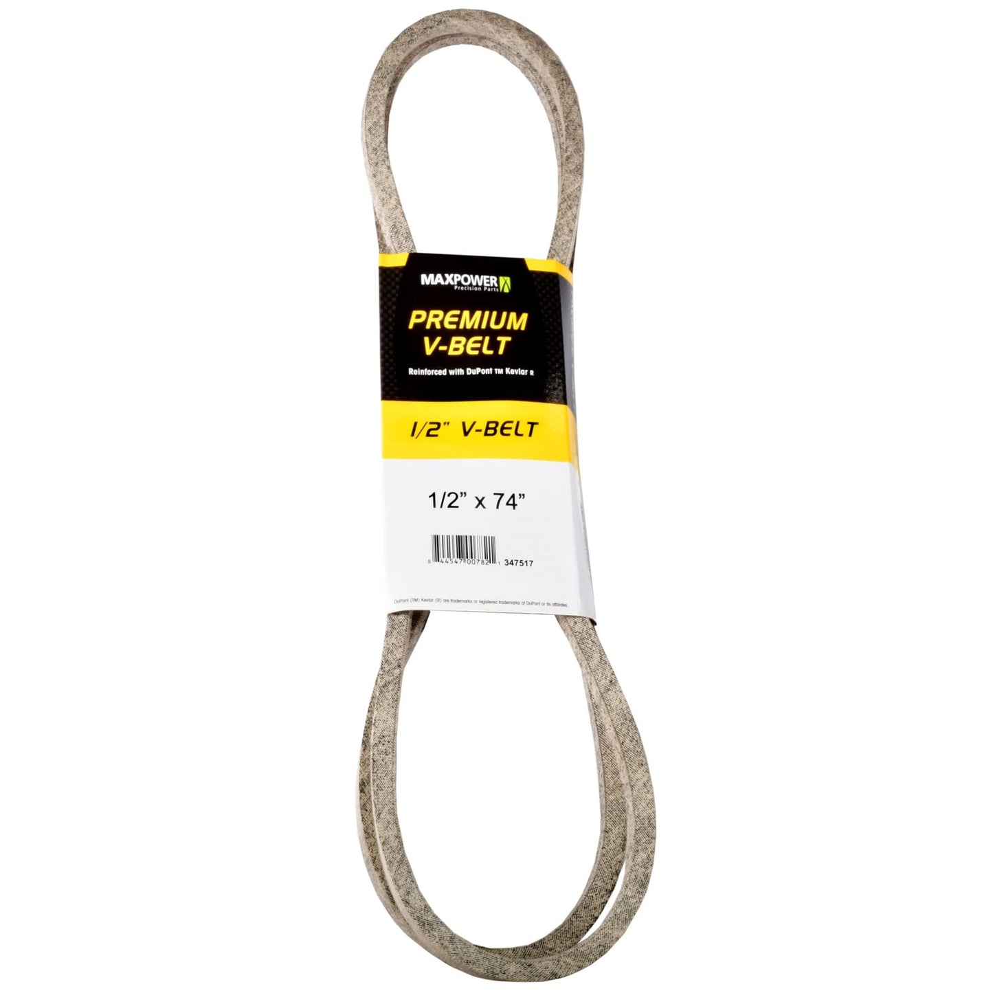 Kevlar Reinforced Heavy-Duty 1/2" x 74" Durable Belt for Tough Tasks