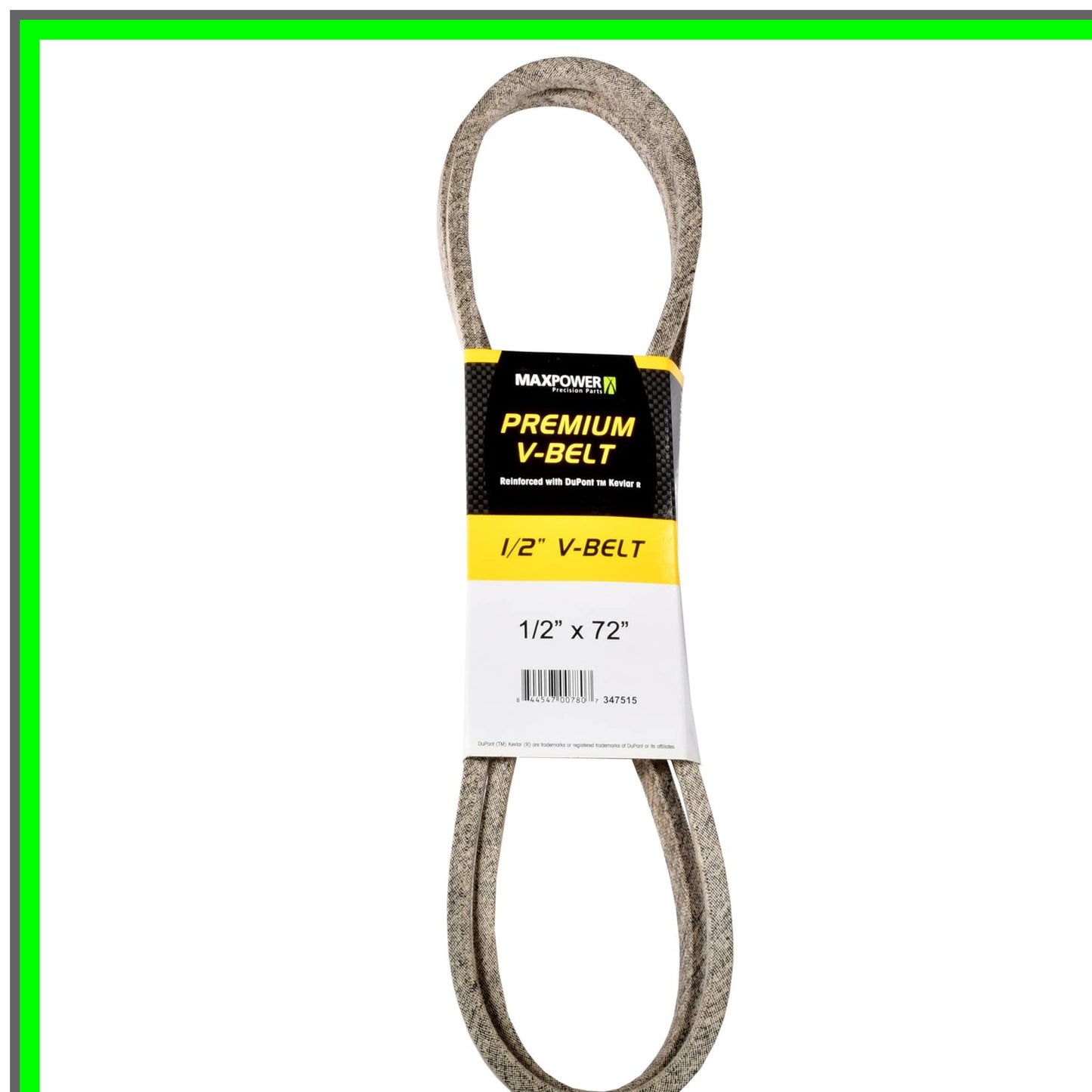 Kevlar Reinforced Heavy-Duty 1/2" x 72" Durable Belt for Tough Tasks