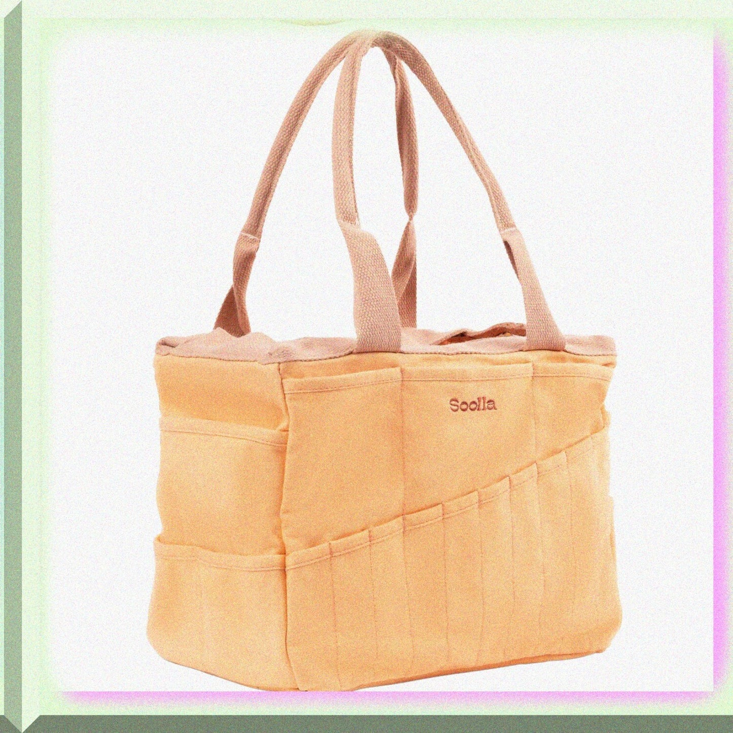 Canvas Art Supply and Project Bag with 30+ Pockets