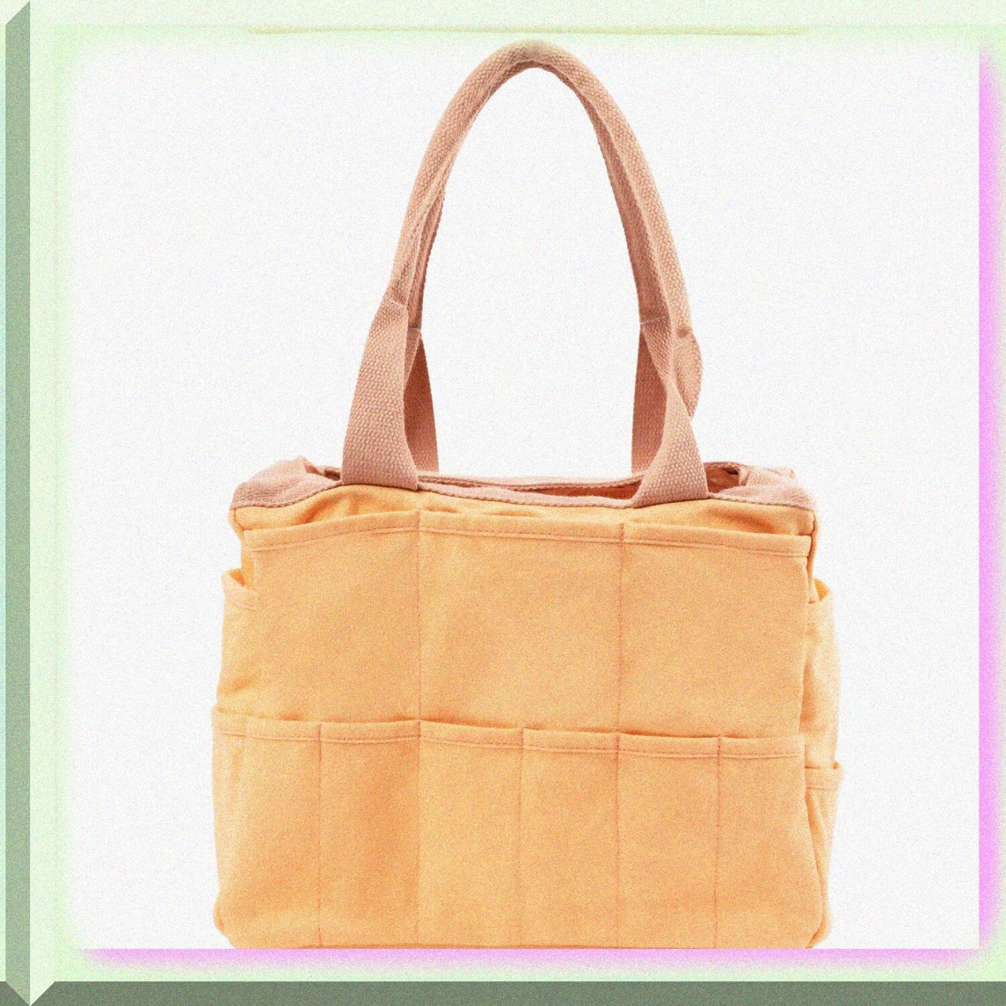 Canvas Art Supply and Project Bag with 30+ Pockets