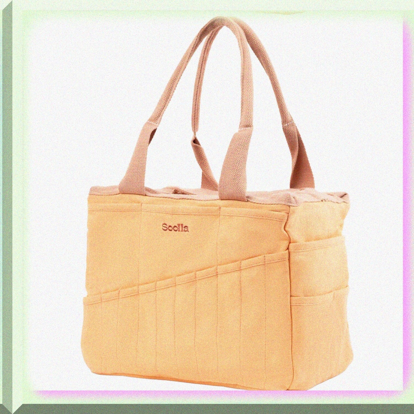Canvas Art Supply and Project Bag with 30+ Pockets