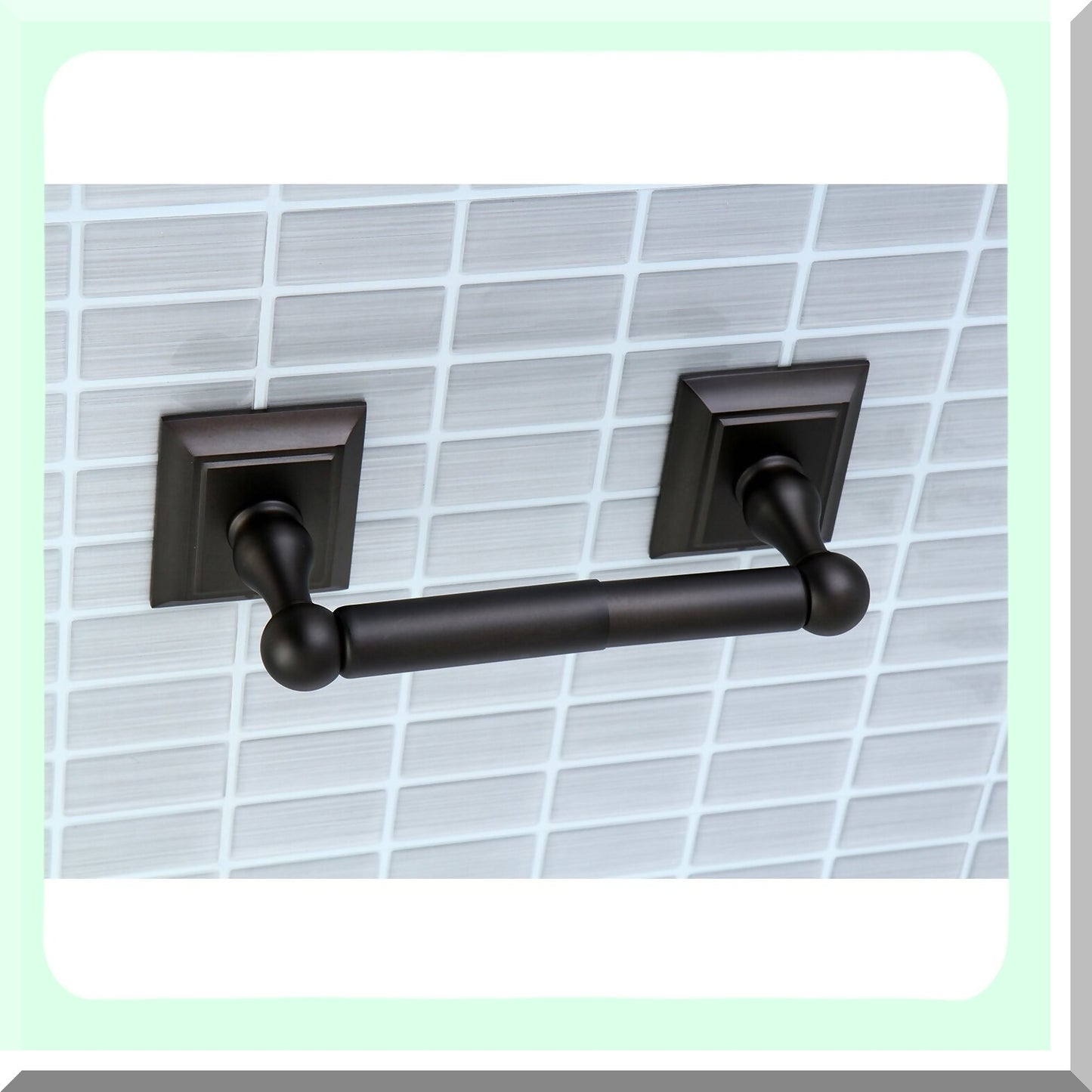 Millennium Tet Paper Holder 9.06" Rubbed Bronze