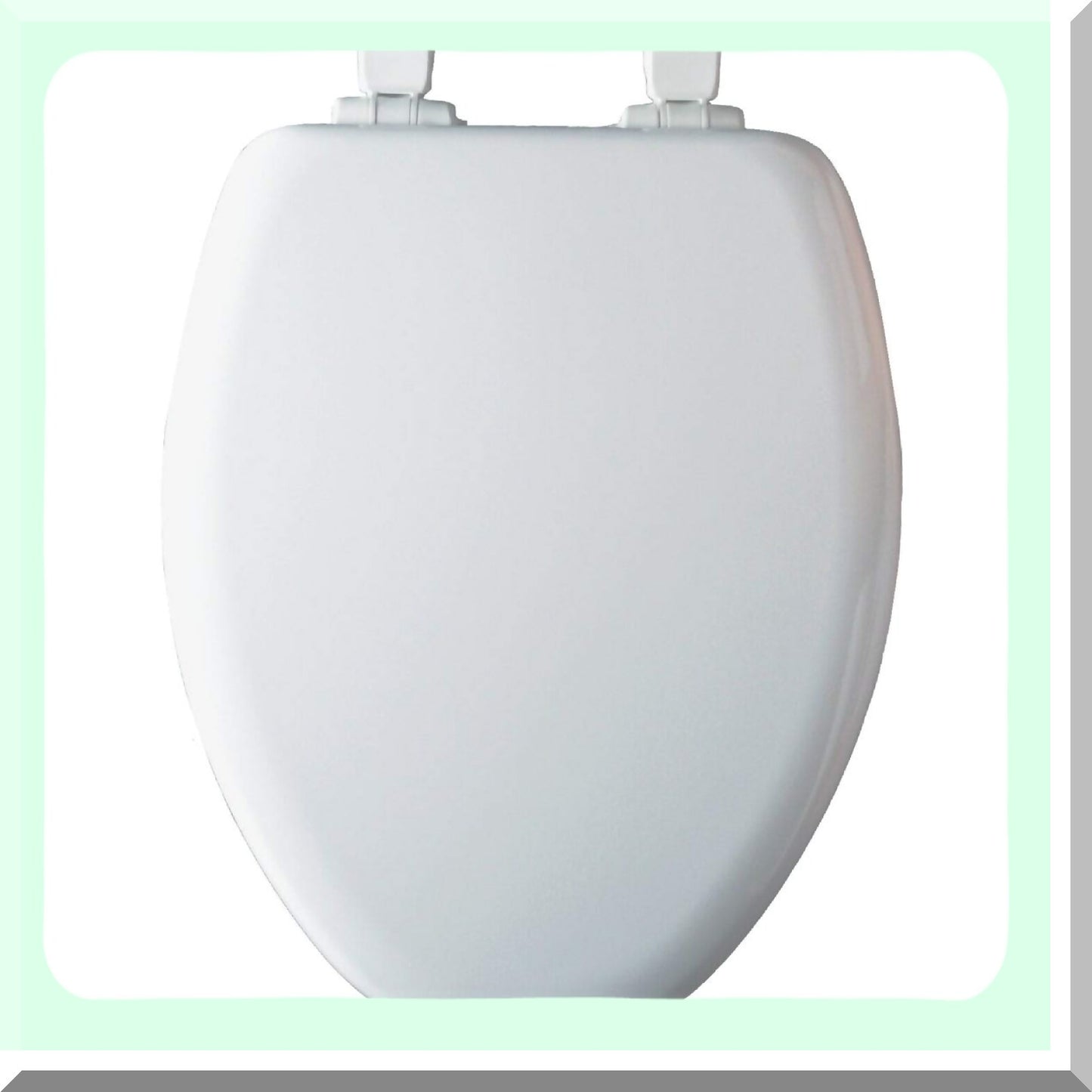 Elongated Toilet Seat, White