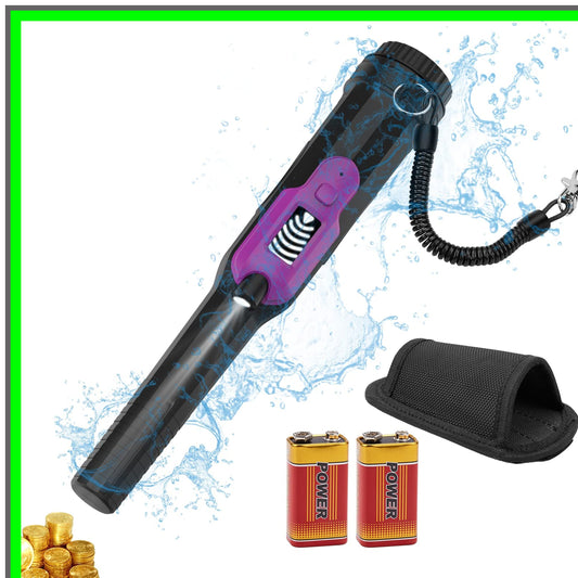 Precision Waterproof Pinpointer with LCD Display for Treasure Hunting