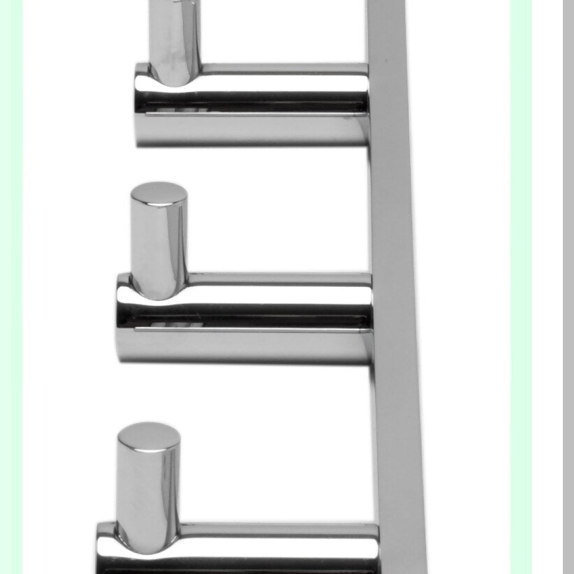 Wall Mounted 4 Prong Chrome Towel Hook