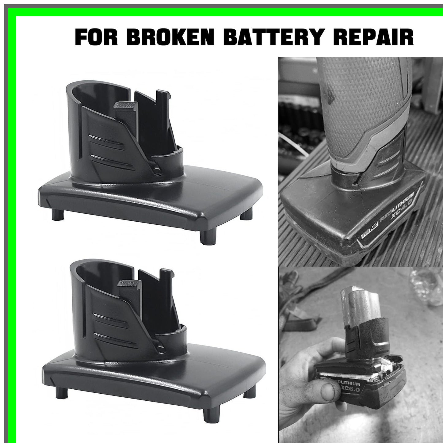 Milwaukee M12 Battery Case Repair Kit for 6.0, 4.0, 3.0 Models