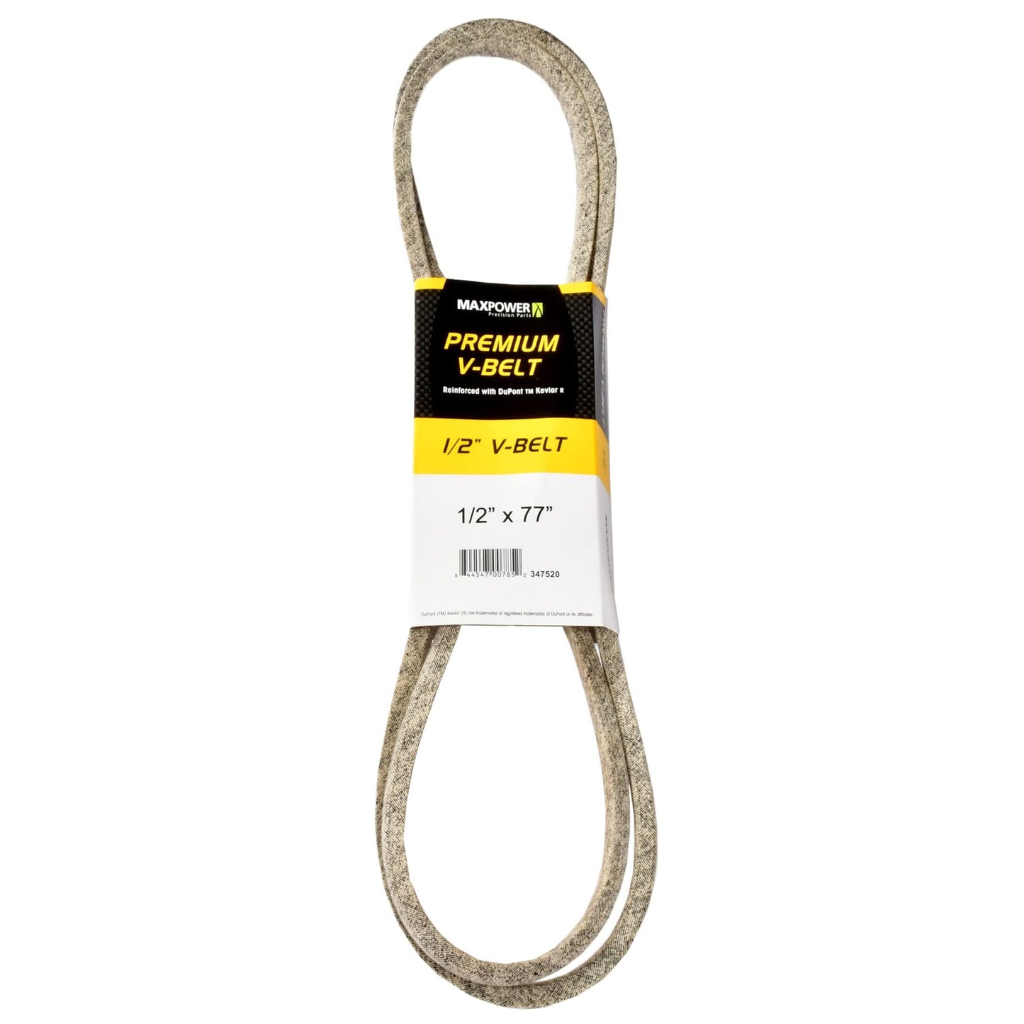 Kevlar Reinforced Heavy-Duty 1/2" x 77" Durable Belt for Tough Applications