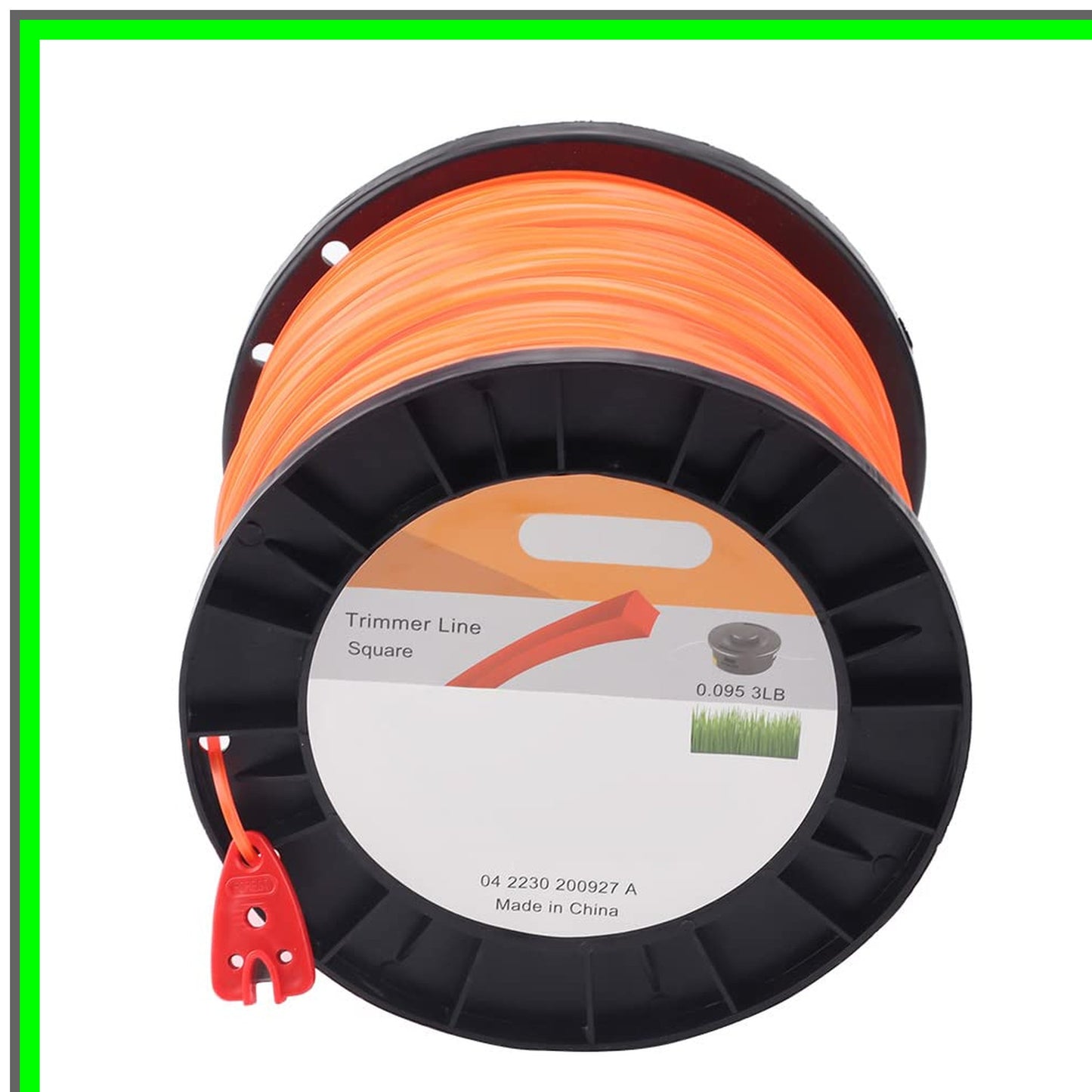 Gatorline Heavy-Duty Square Trimmer Line 095-Inch for String Trimmers