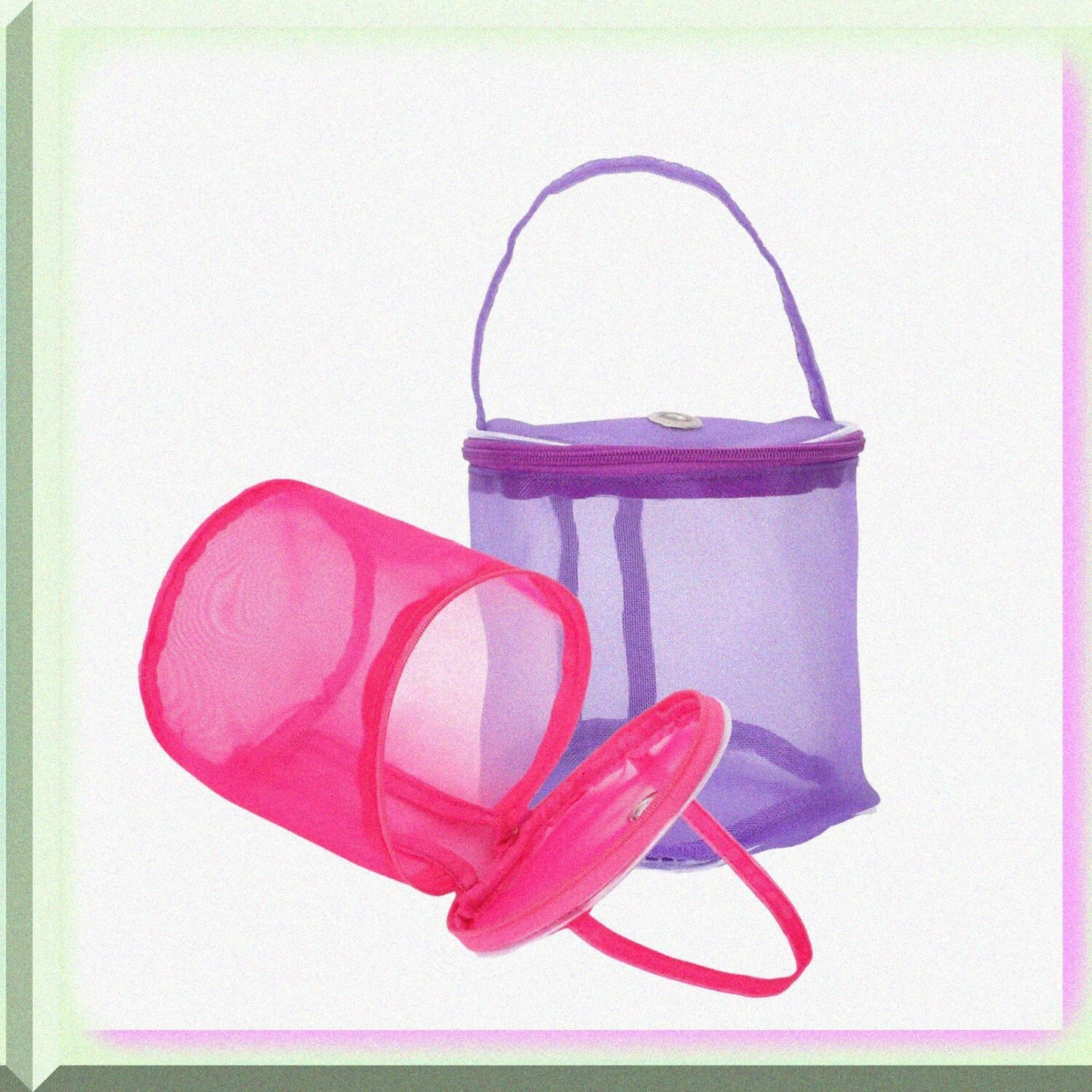 Wool Storage Bag for Yarn Balls Purple