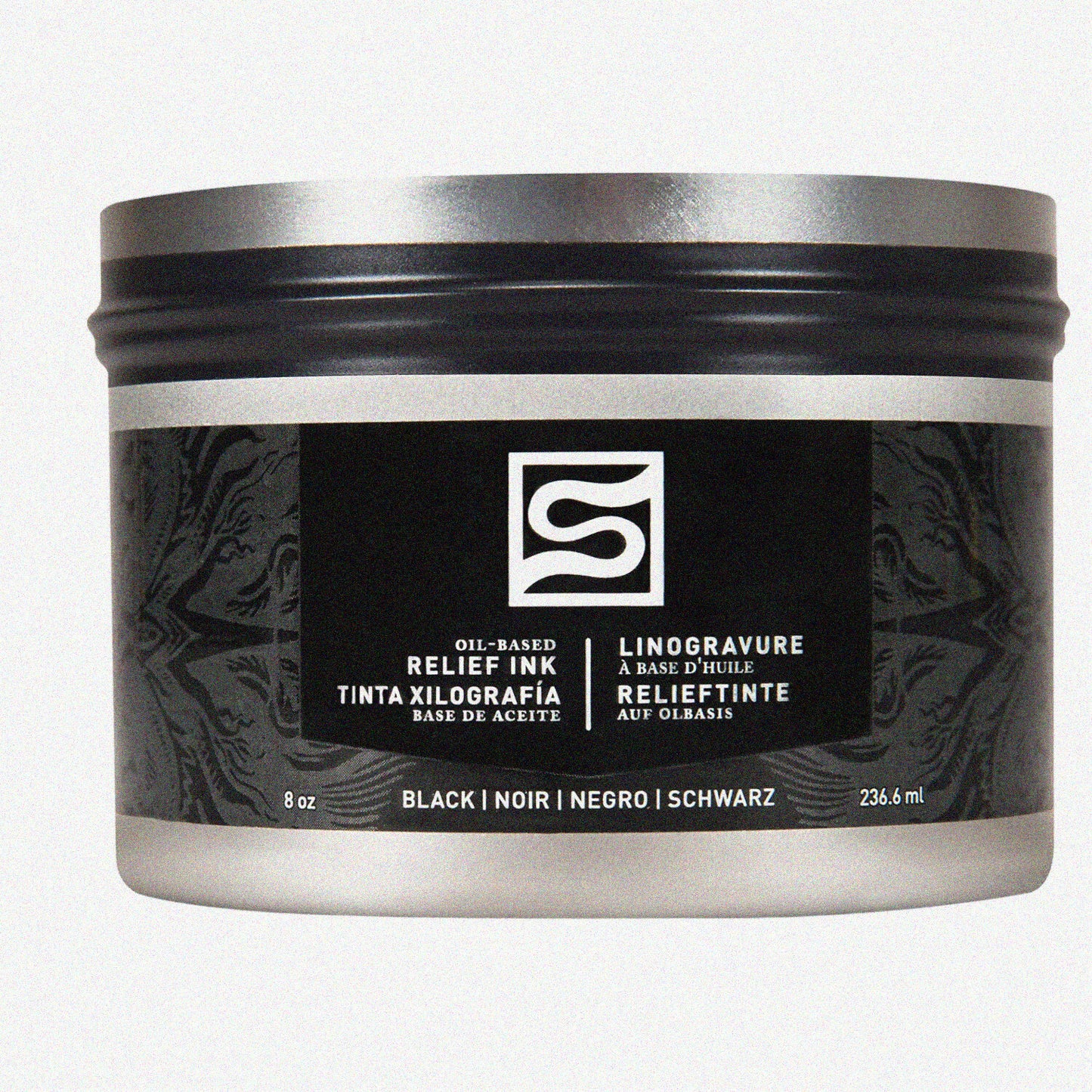 Relief Ink 8oz Black for Block Printing