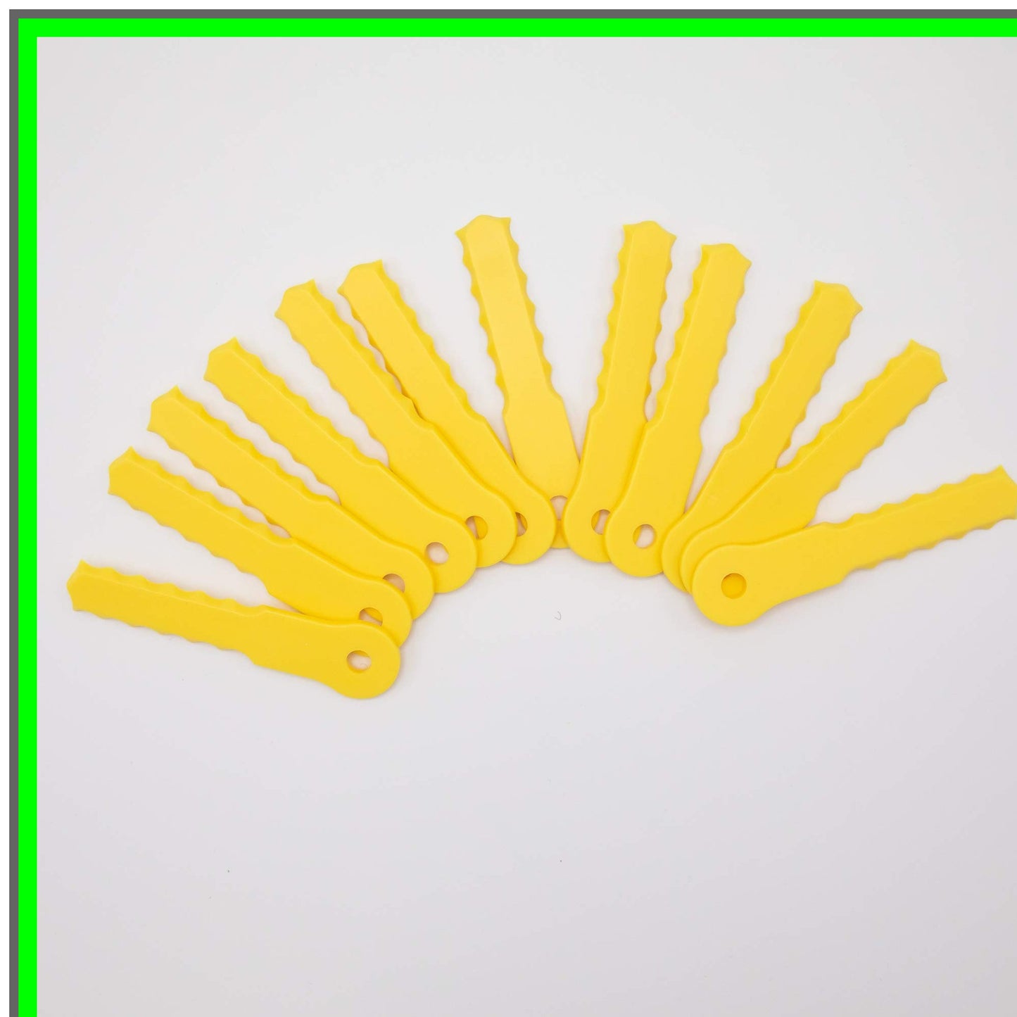 Nylon Replacement Blades for Push-N-Load Trimmer Head, 12 Pack