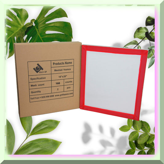 18x20 Pre-Stretched Aluminum Silk Screen Frames 2 Pack