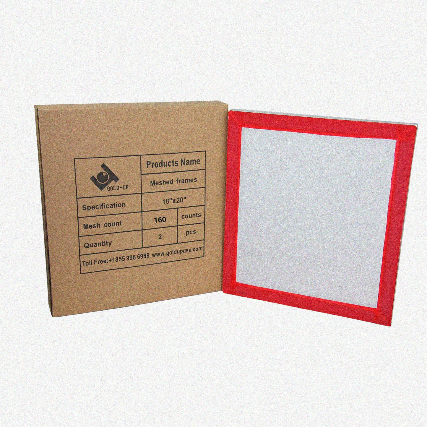 18x20 Pre-Stretched Aluminum Silk Screen Frames 2 Pack