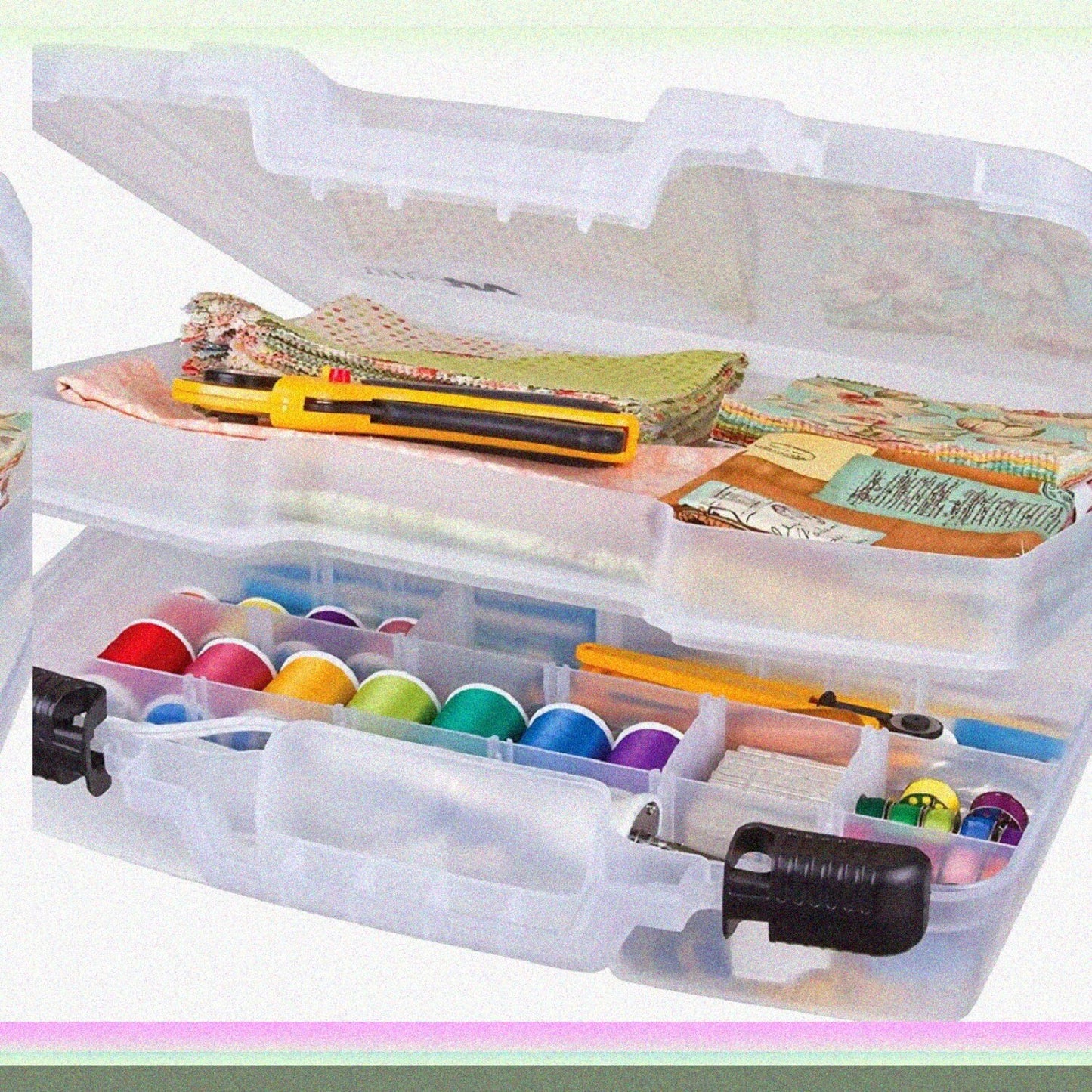 Deep Base Carrying Case with Removable Tray, 15"