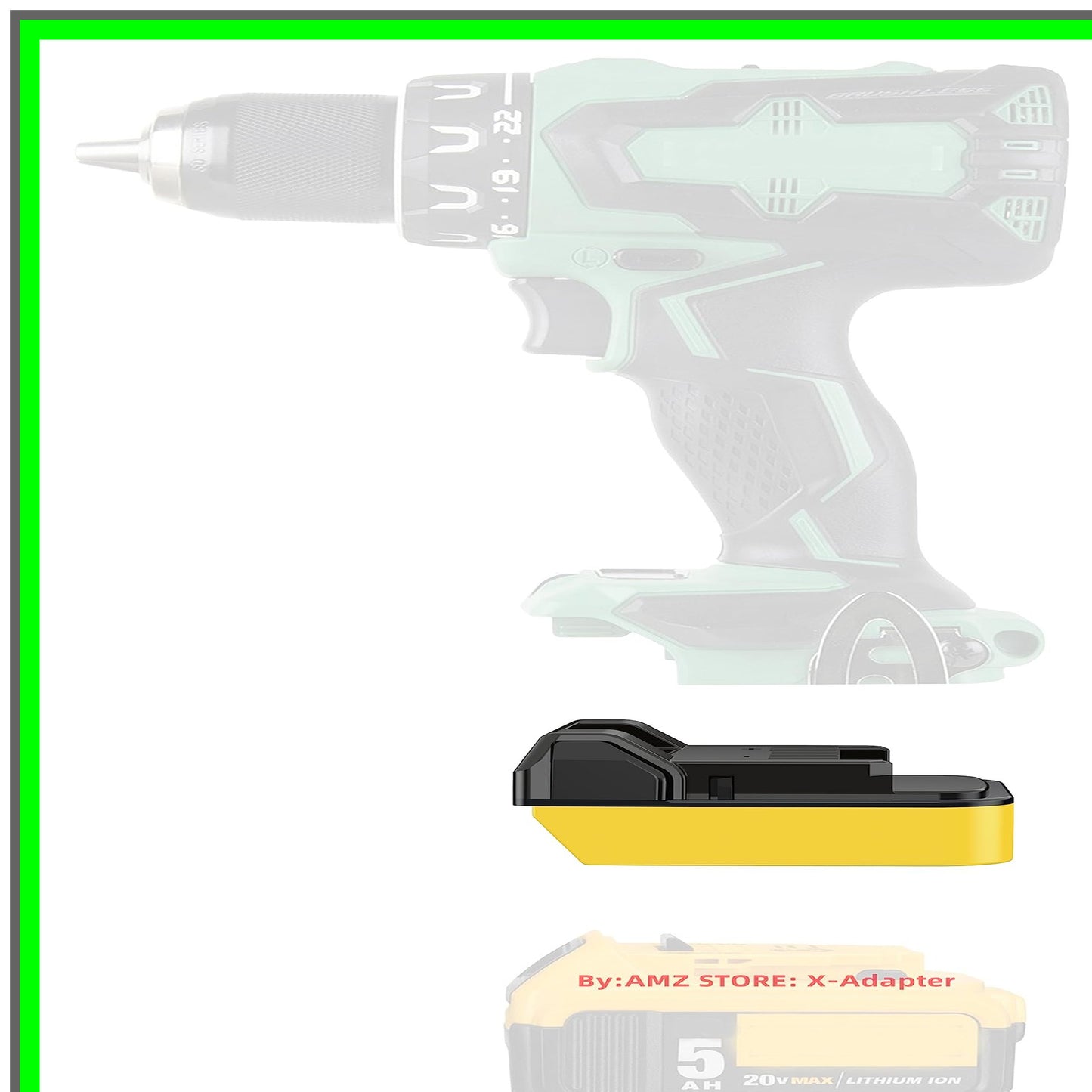 Hitachi Metabo HPT 18V Adapter for 20V/60V MAX Cordless Tools