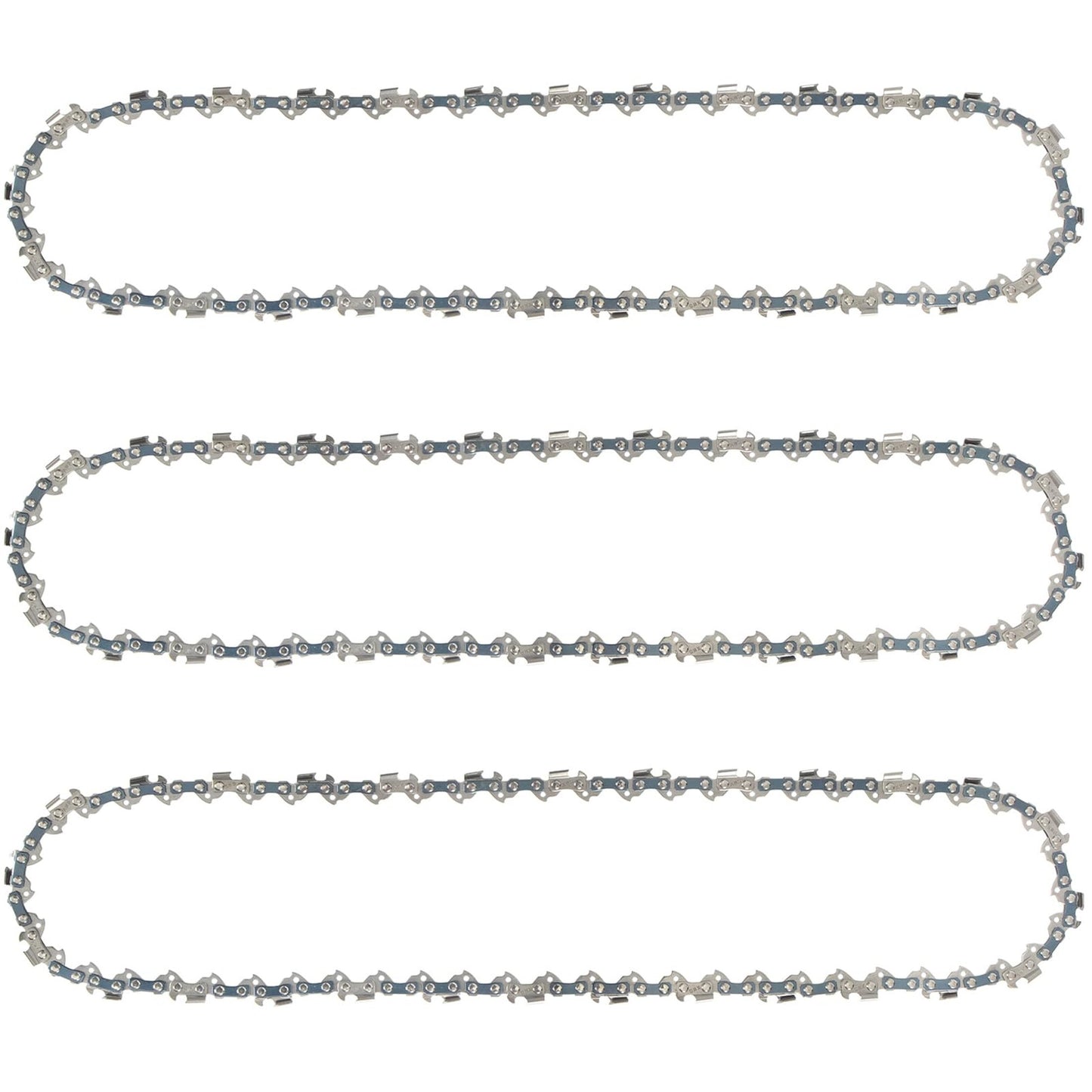 16 Inch Chainsaw Chains 3 Pack 3/8 LP Pitch 050 Gauge Fits Multiple Brands