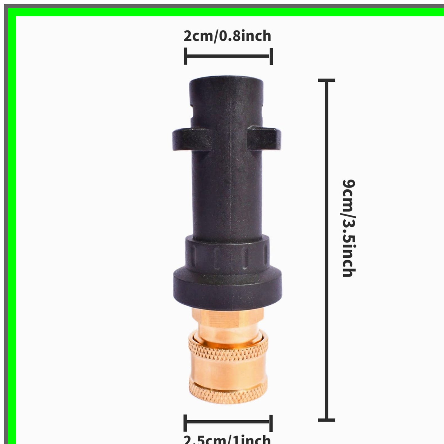 Karcher Pressure Washer Gun Adapter for Quick Connect Foam Gun Fittings