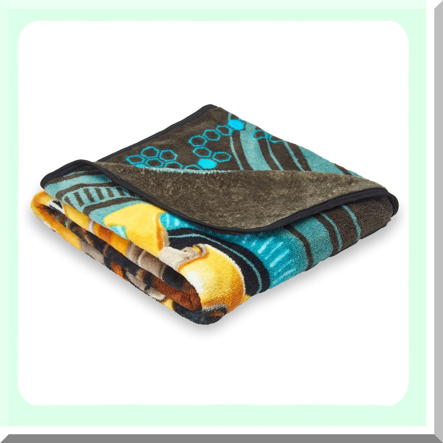 CozyGuard Micro Raschel Throw Blanket - 46" x 60" - Ultimate Comfort & Warmth"