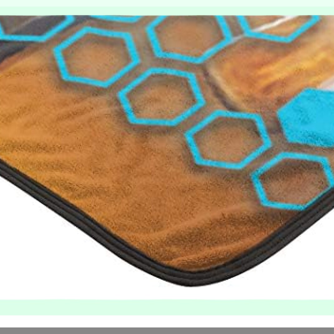 CozyGuard Micro Raschel Throw Blanket - 46" x 60" - Ultimate Comfort & Warmth"